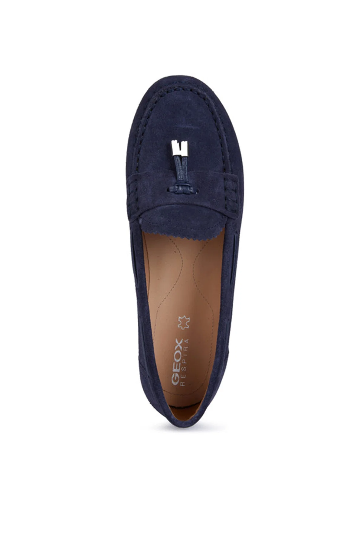 Geox Kadın Lacivert D Vega Moc Püsküllü Süet Deri Loafer - Image 6
