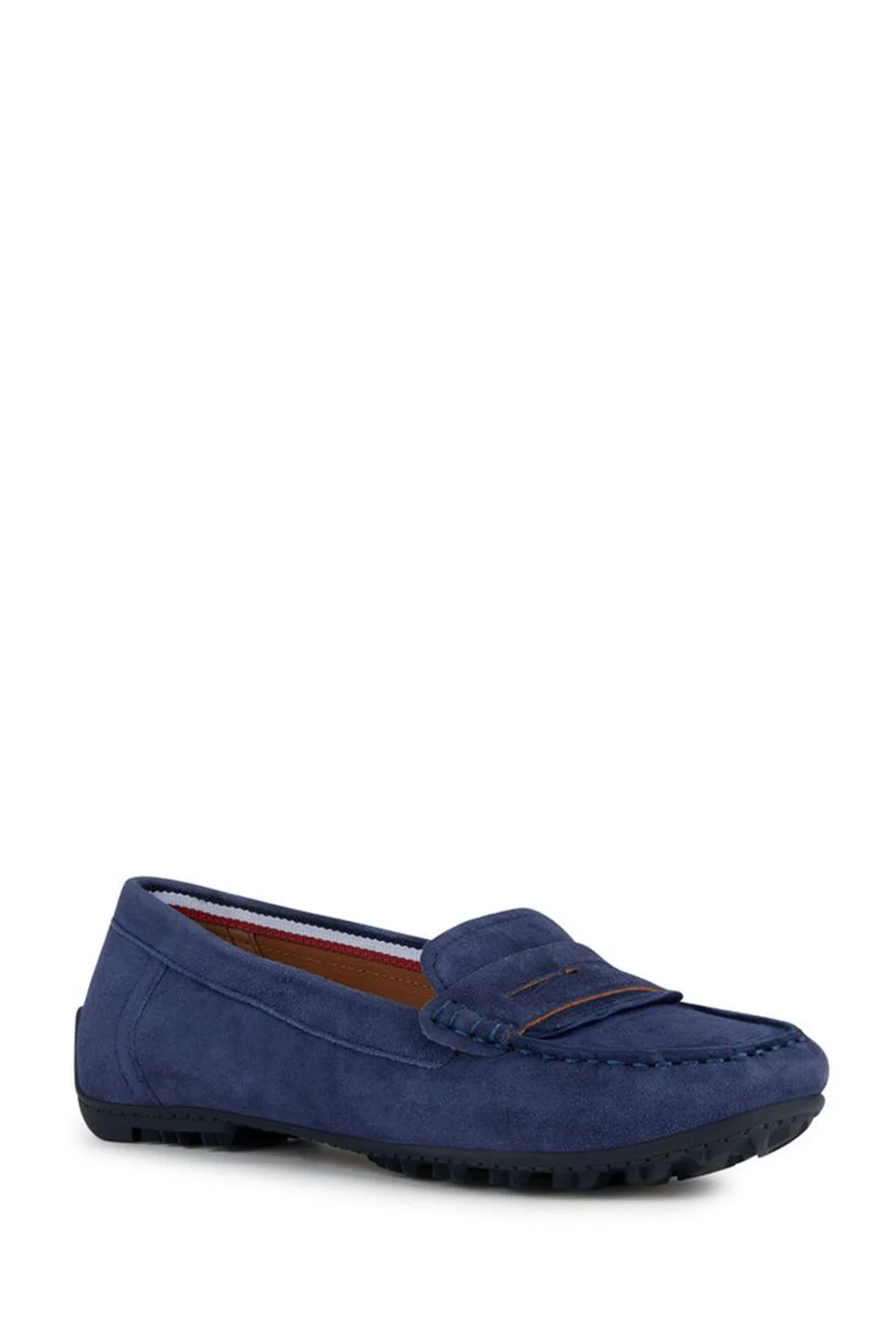 Geox Kadın Lacivert Kosmopolis + Grip Süet Deri Loafer - Image 3