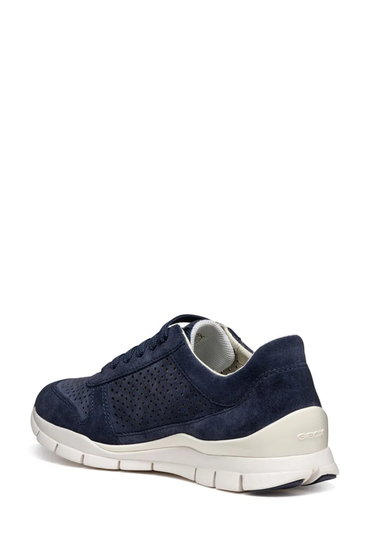 Geox Kadın Lacivert Sukie Bağcıklı Süet Deri Sneaker - Image 2