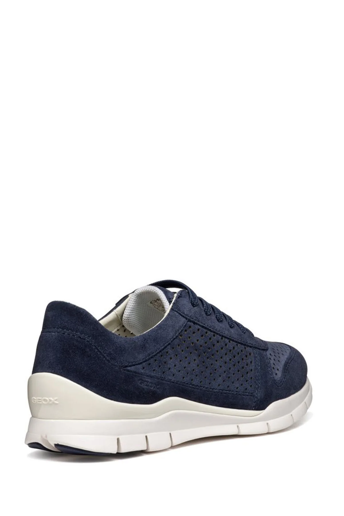 Geox Kadın Lacivert Sukie Bağcıklı Süet Deri Sneaker - Image 4
