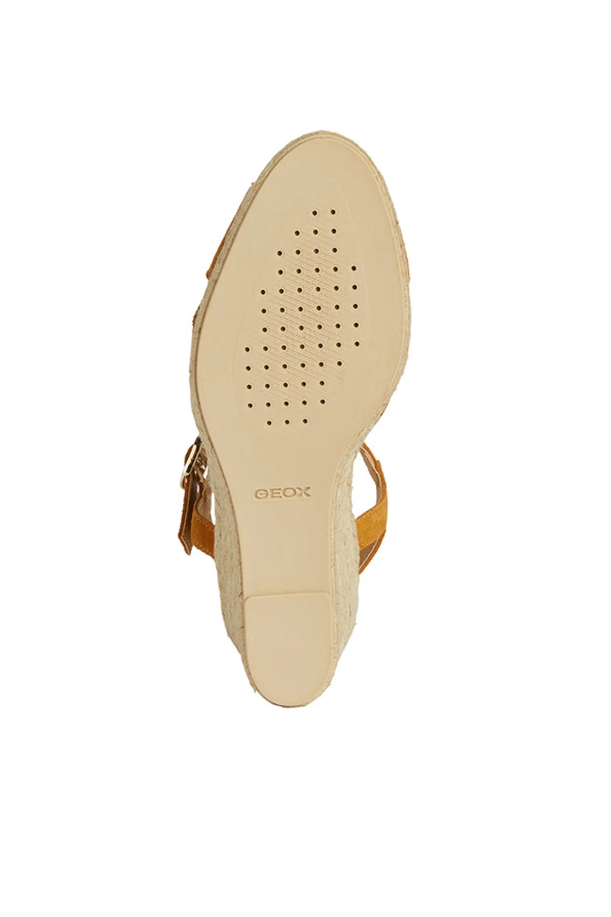 Geox Kadın Sarı Gelsa Low Dolgu Topuklu Süet Deri Espadril Sandalet - Image 7