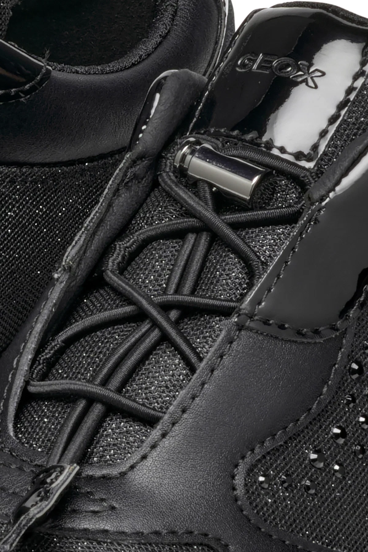 Geox Kadın Siyah Alleniee B Taş Detaylı Sneaker - Image 11