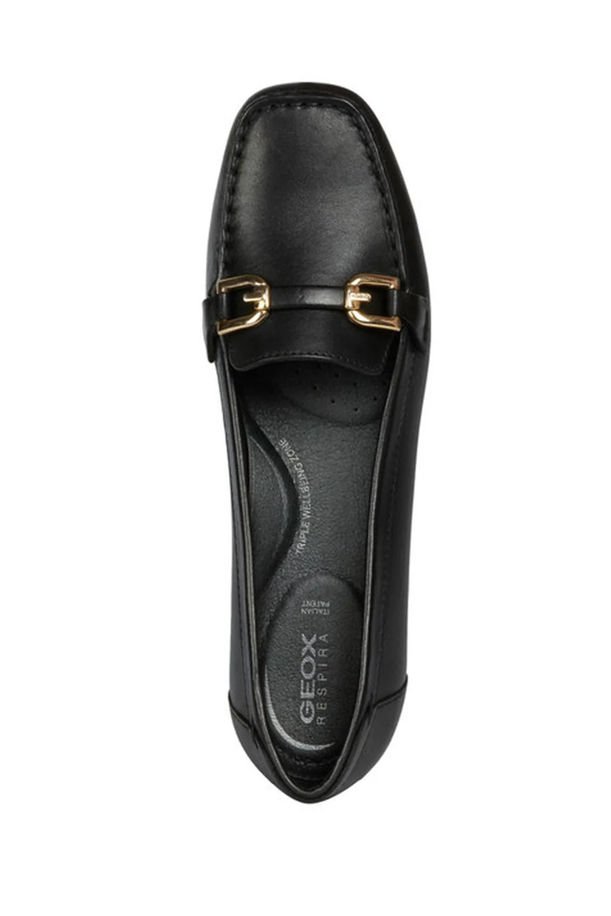 Geox Kadın Siyah Annytah Moc Deri Casual Loafer - Image 6