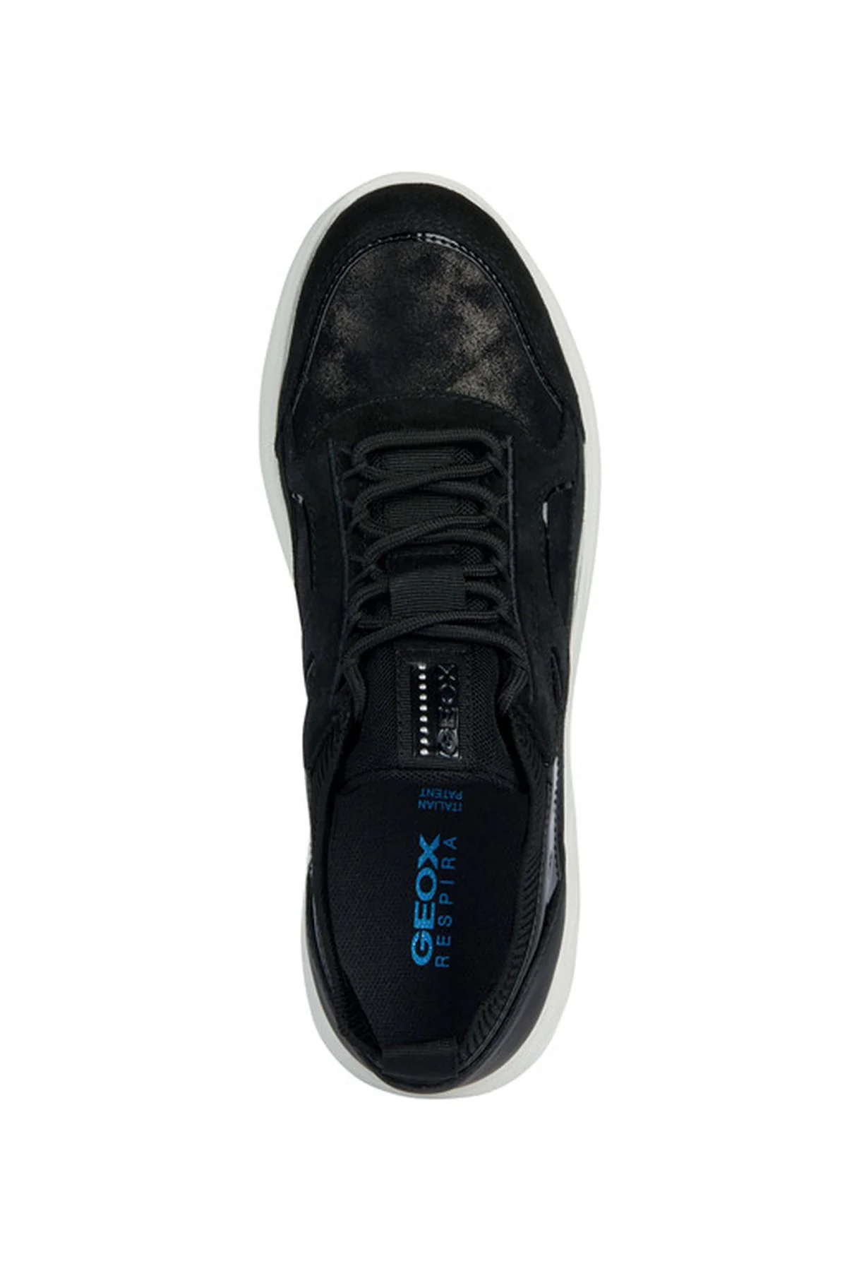 Geox Kadın Siyah Atlete Spherica Bağcıklı Kalın Tabanlı Sneaker - Image 5