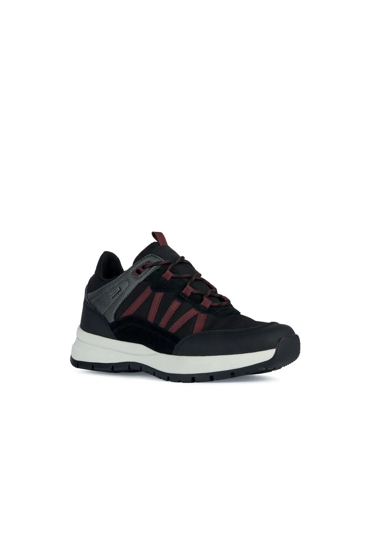 Geox Kadın Siyah D Braies B Abx B Bağcıklı Kalın Tabanlı Spor Sneaker - Image 3