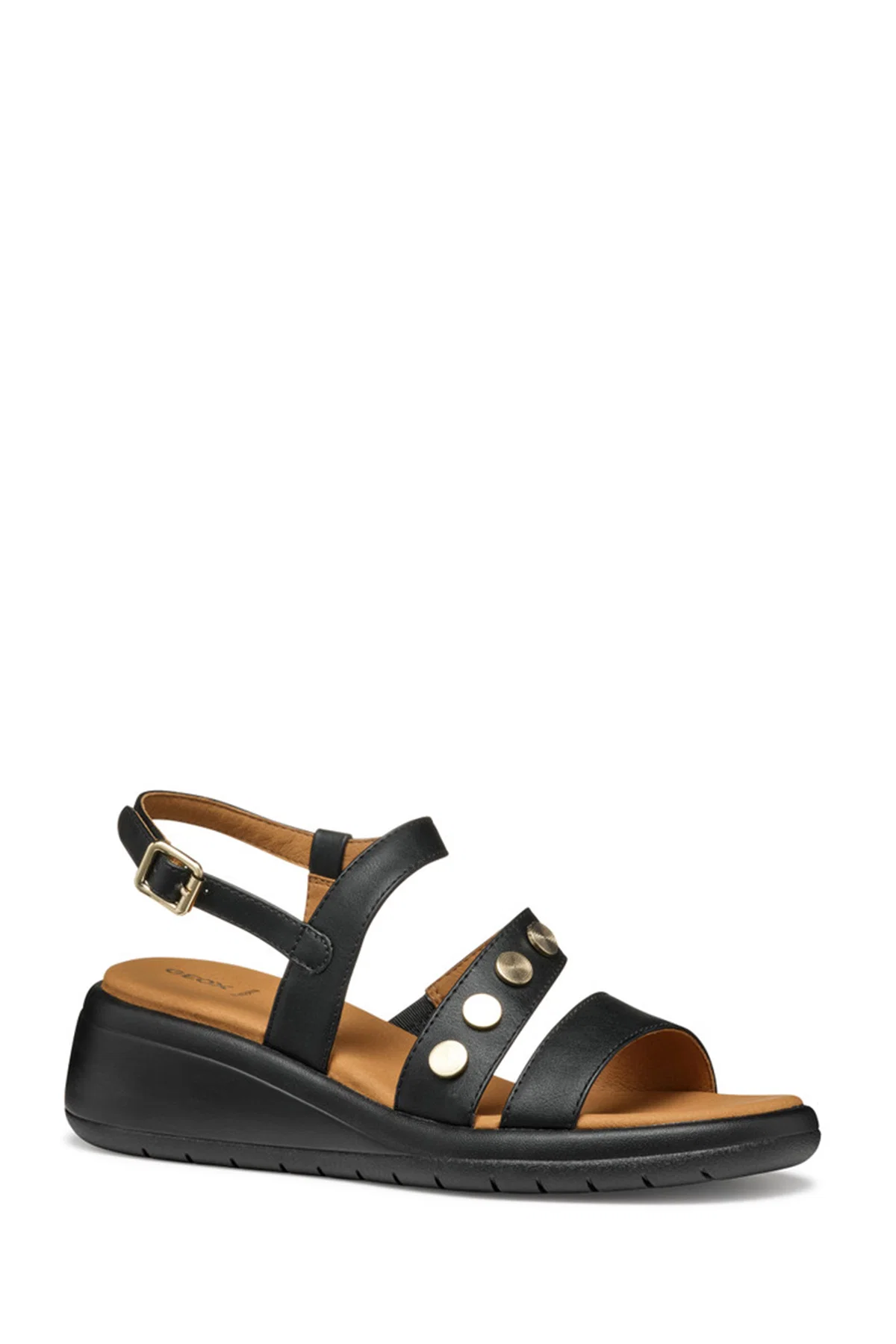 Geox Kadın Siyah D Meliconia F Dolgu Topuklu Sandalet - Image 2