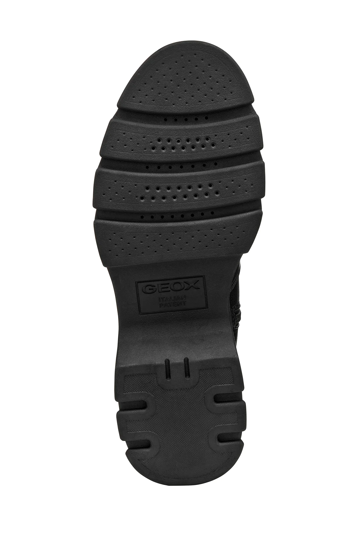 Geox Kadın Siyah D Pluette Fermuarlı Kalın Tabanlı Deri Bot - Image 10