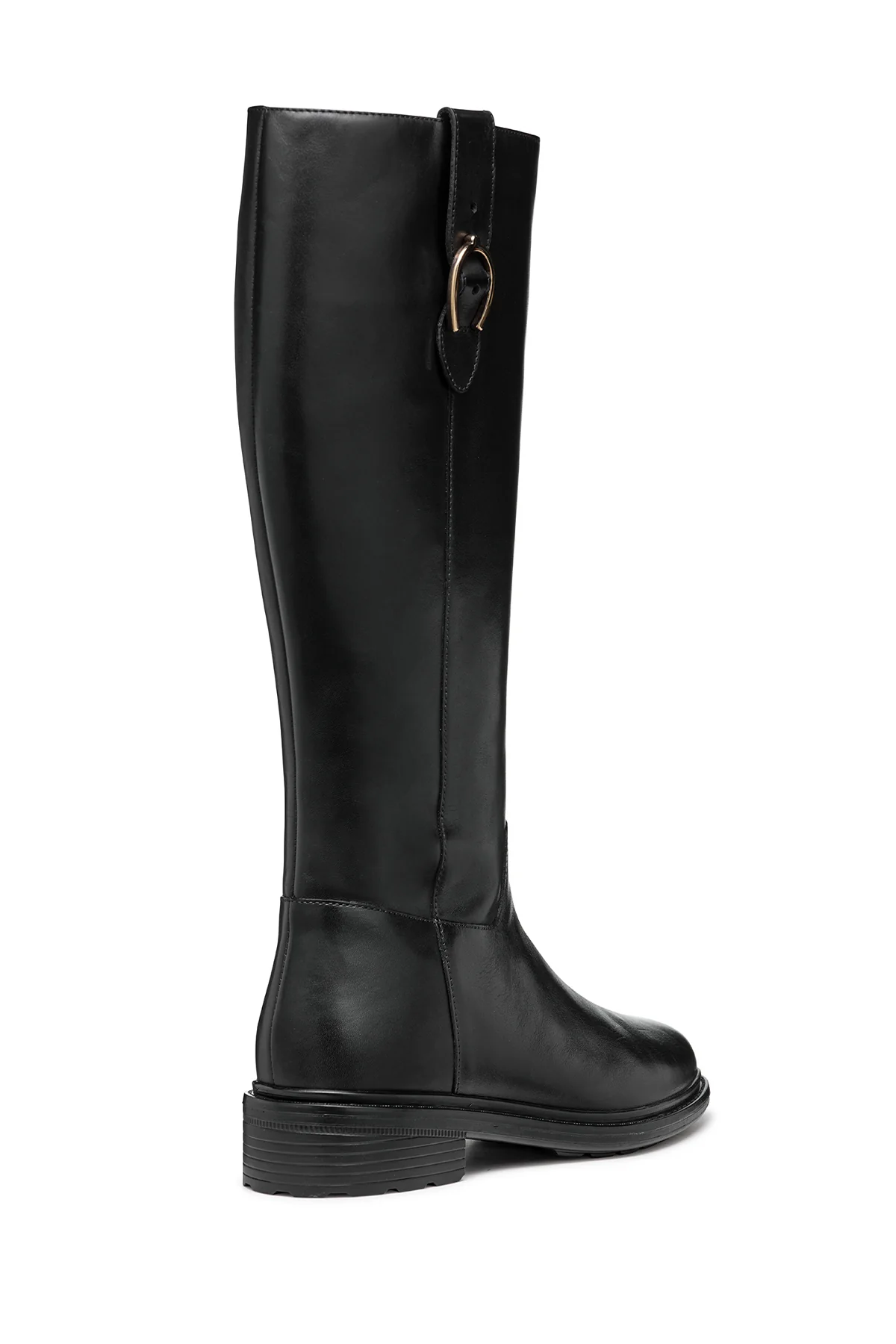 Geox Kadın Siyah D Walk Pleasure D - Smo.Lea Fermuarlı Deri Çizme - Image 6