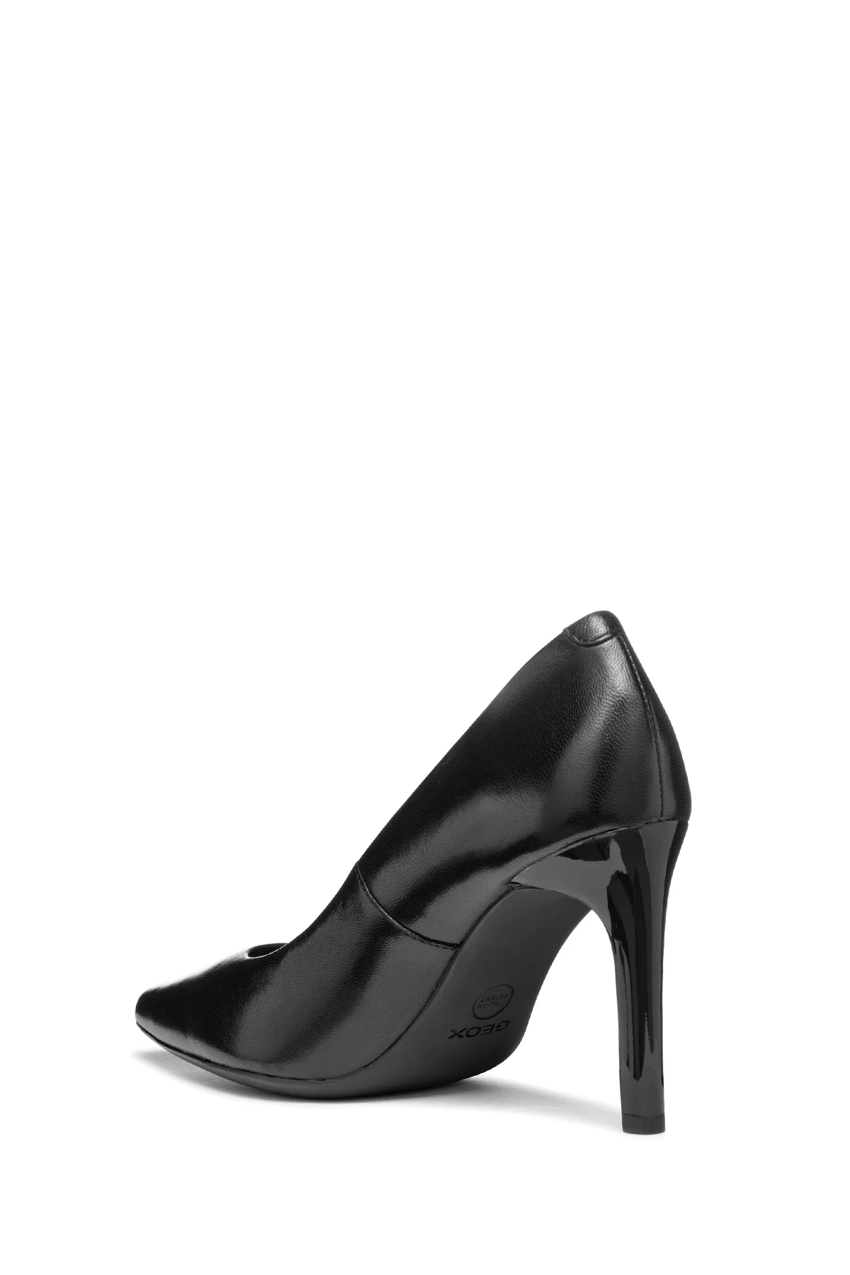 Geox Kadın Siyah Faviola İnce Topuklu Deri Stiletto - Image 4