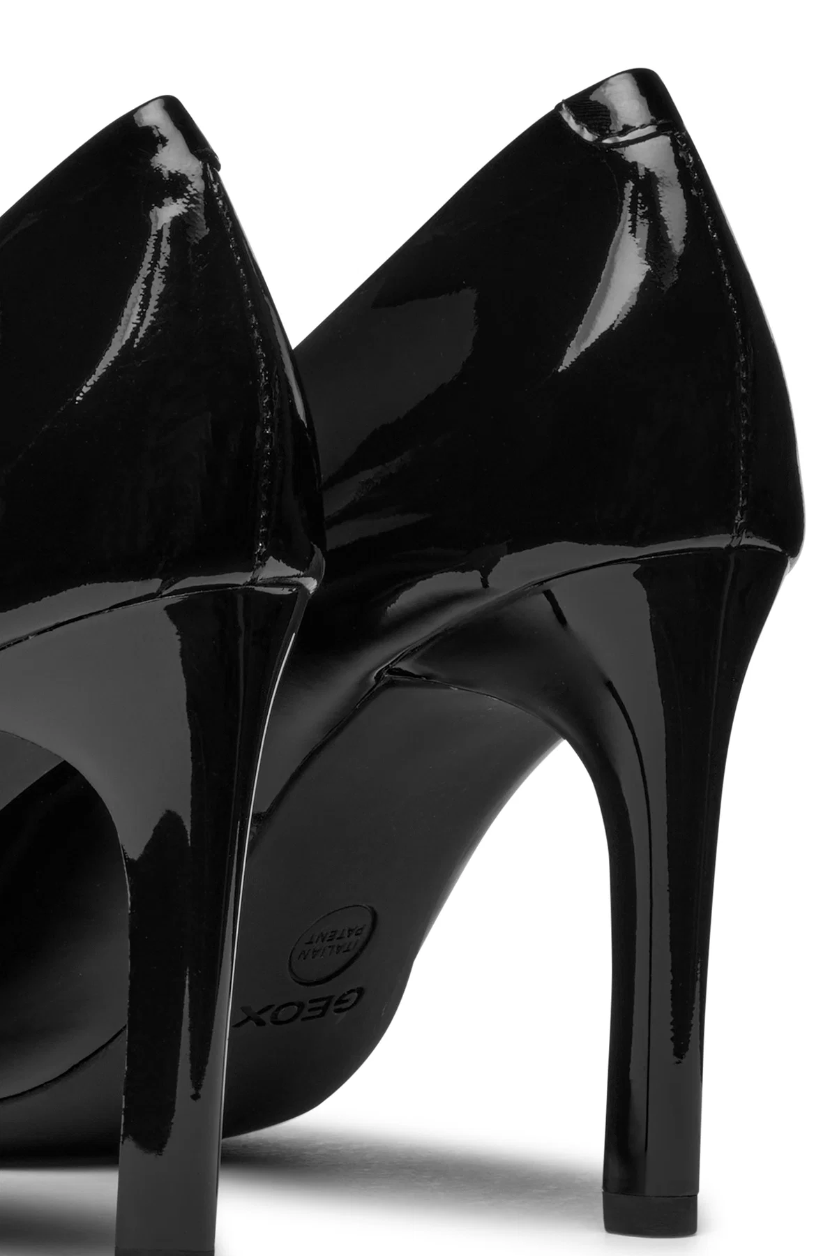 Geox Kadın Siyah Faviola İnce Topuklu Rugan Deri Stiletto - Image 11