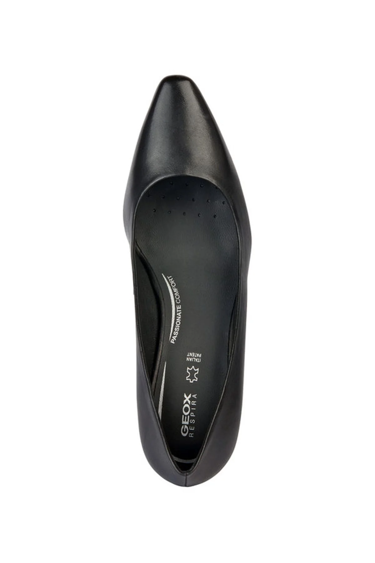 Geox Kadın Siyah Giselda Topuklu Deri Stiletto - Image 5