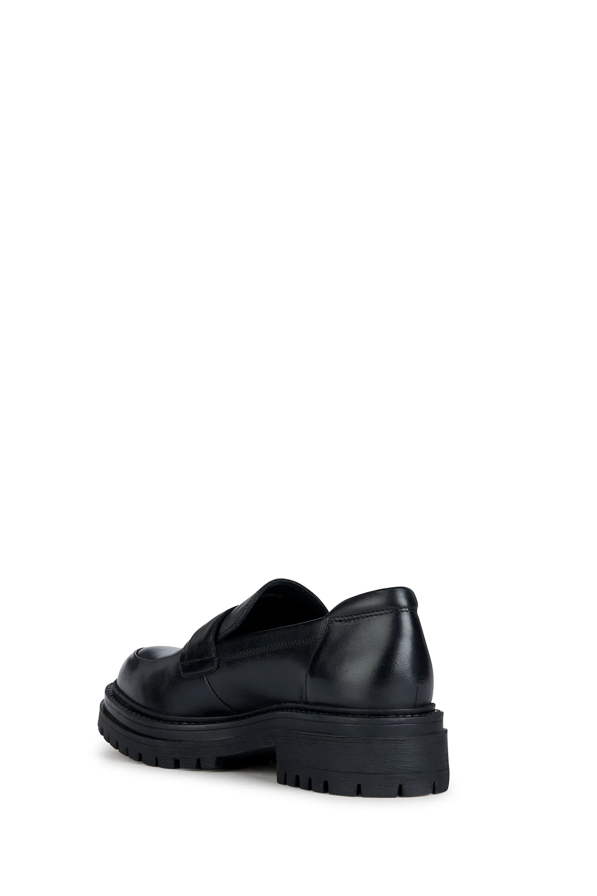 Geox Kadın Siyah Irıdea Deri Maskülen Loafer - Image 4