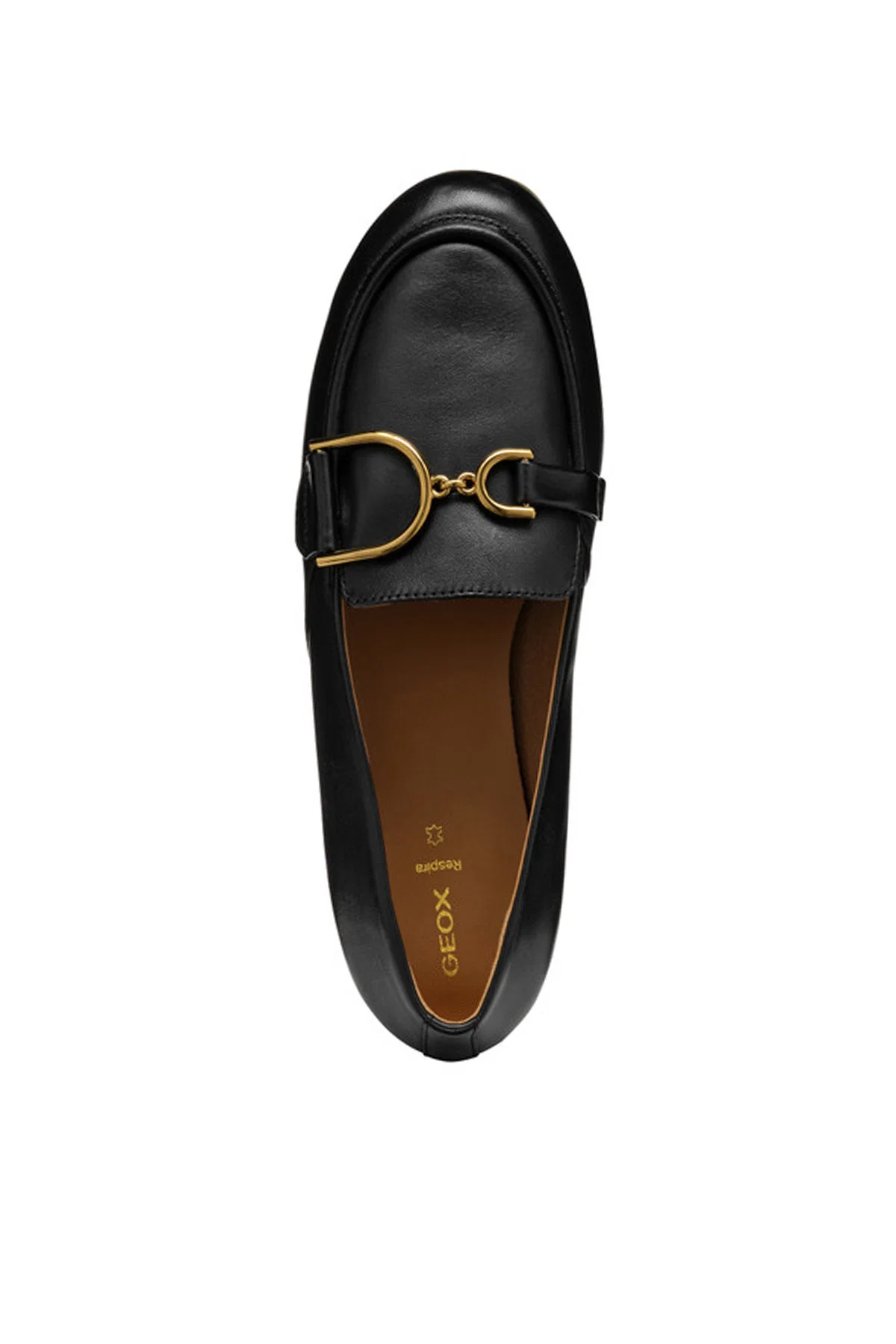 Geox Kadın Siyah Palmaria Deri Loafer - Image 5