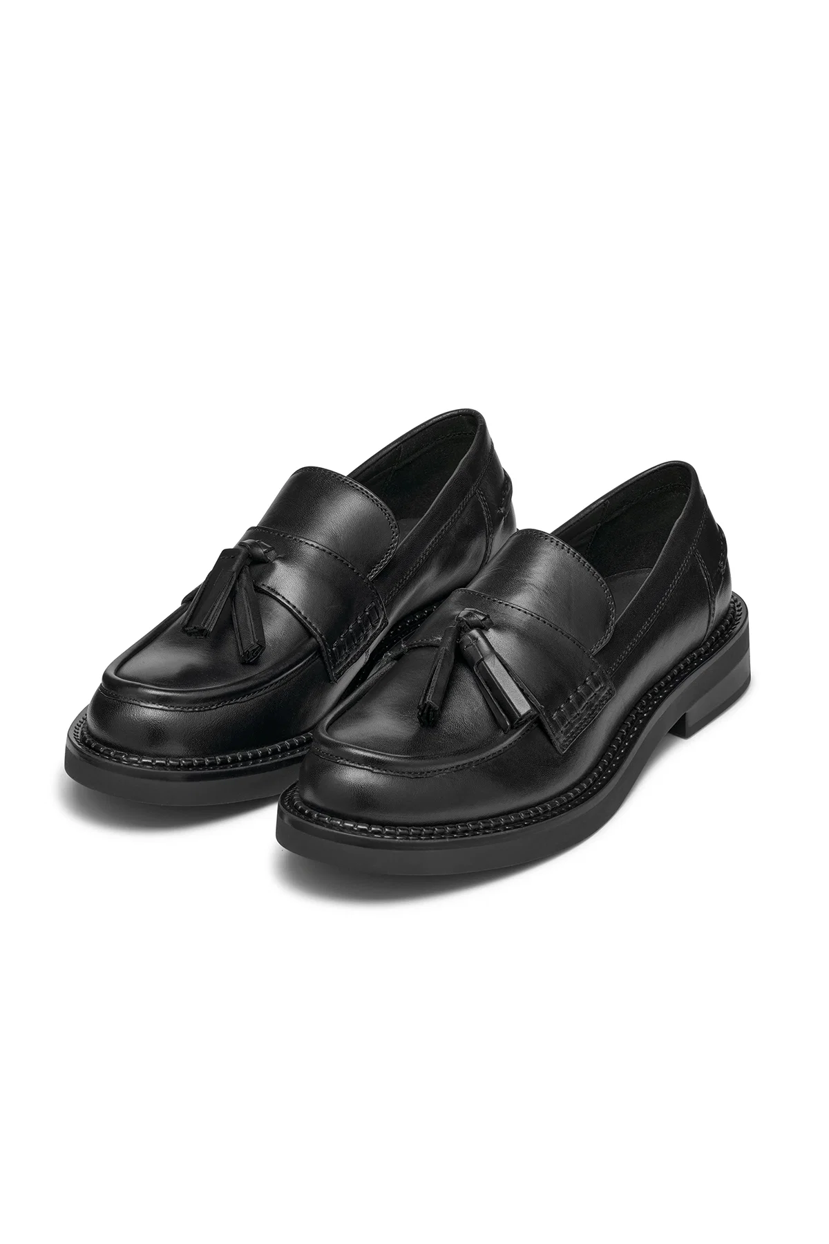Geox Kadın Siyah Serilda Deri Maskülen Loafer - Image 3