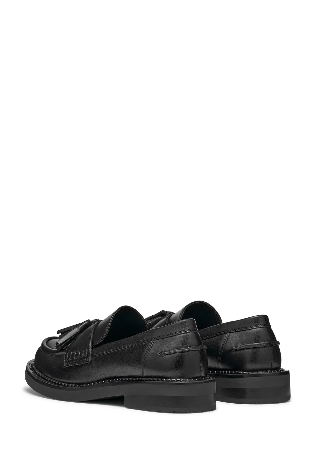 Geox Kadın Siyah Serilda Deri Maskülen Loafer - Image 5