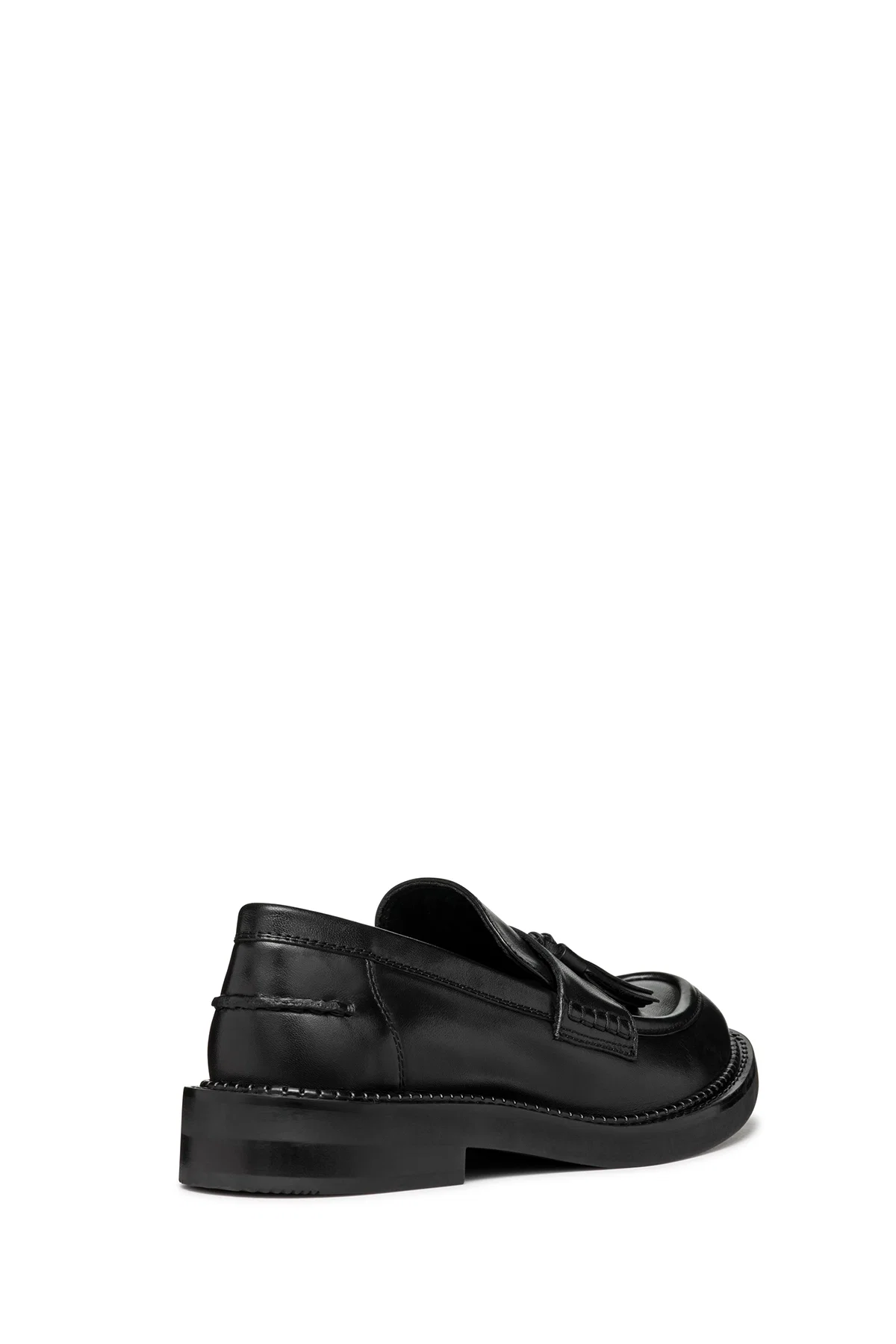 Geox Kadın Siyah Serilda Deri Maskülen Loafer - Image 8