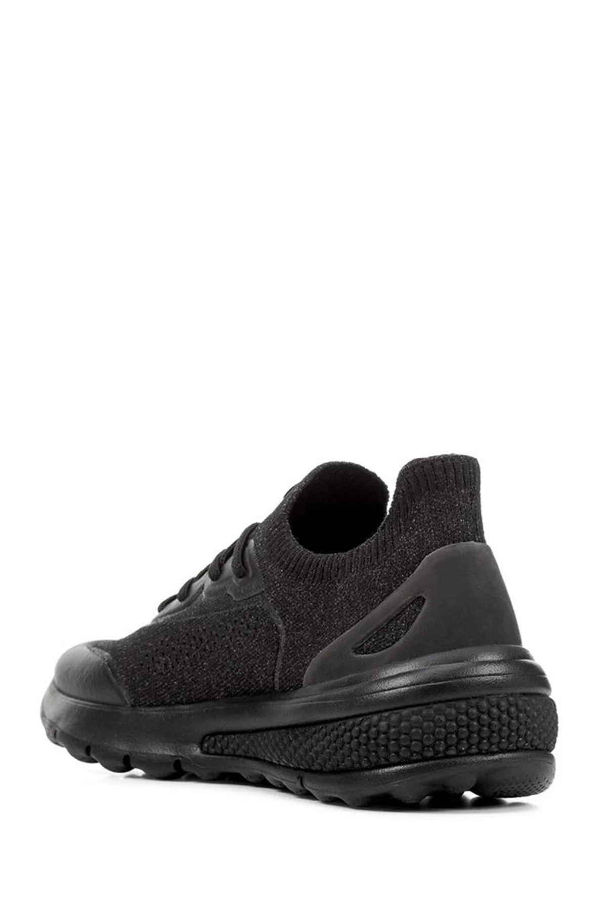 Geox Kadın Siyah Spherica Actif Kalın Tabanlı Bağcıklı Kumaş Sneaker - Image 2