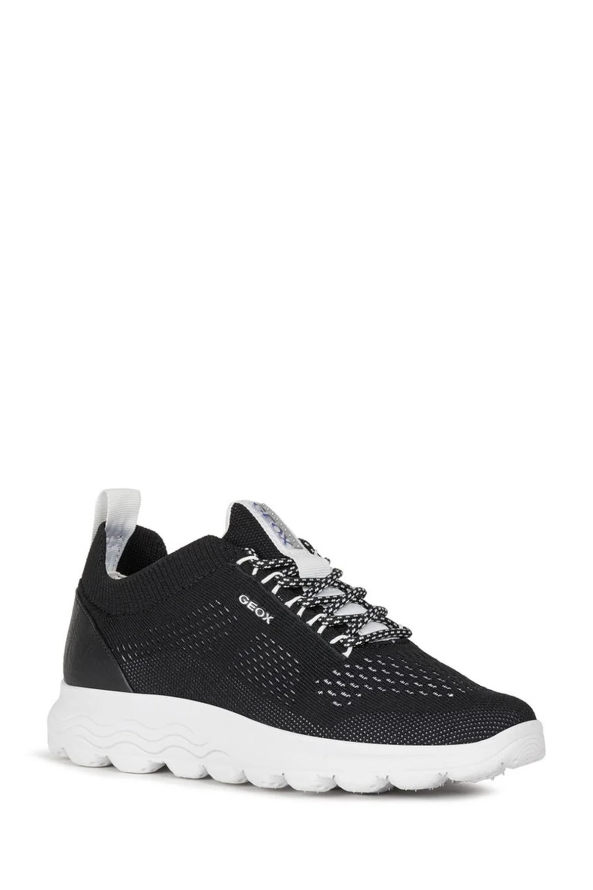 Geox Kadın Siyah Spherica Bağcıklı Kumaş Sneaker - Image 3