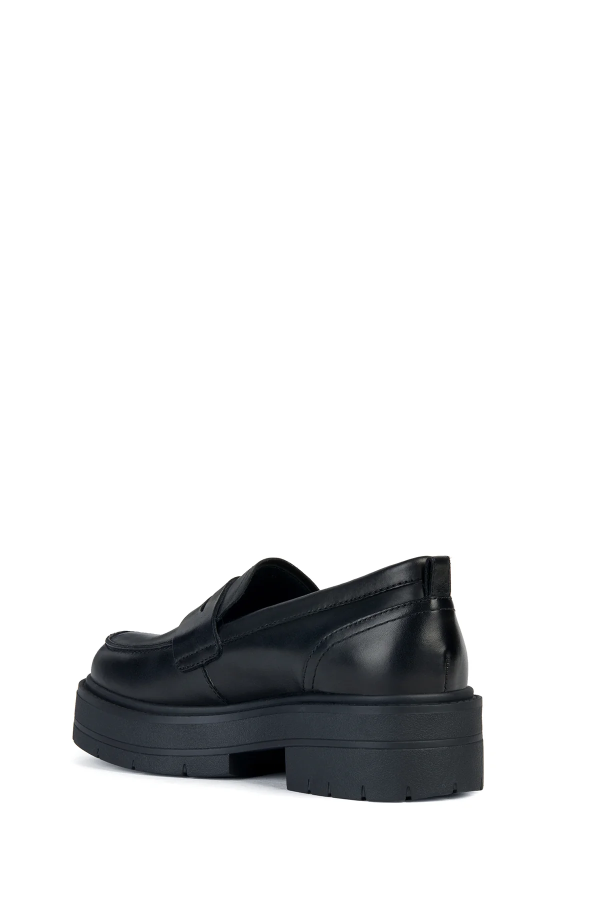 Geox Kadın Siyah Spherica Deri Maskülen Loafer - Image 4