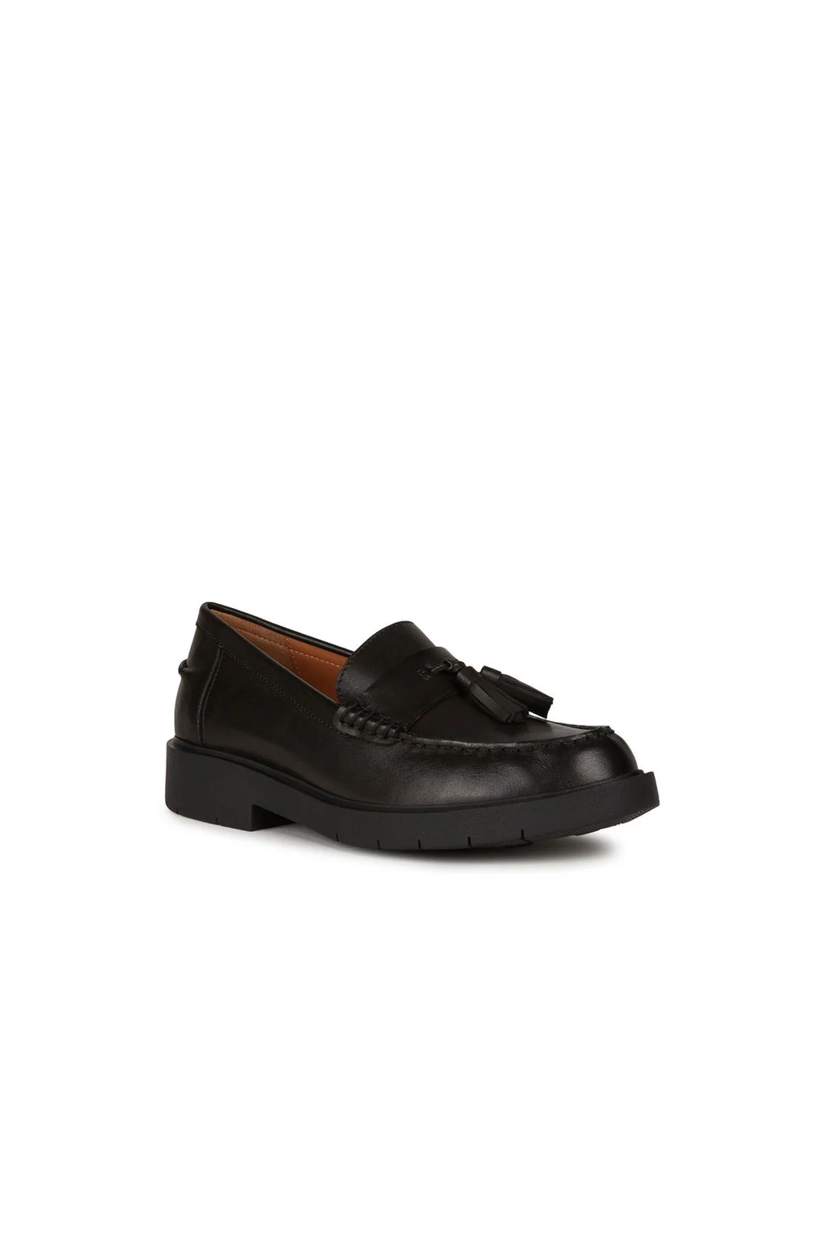 Geox Kadın Siyah Spherica Ec1 Deri Maskülen Loafer - Image 3