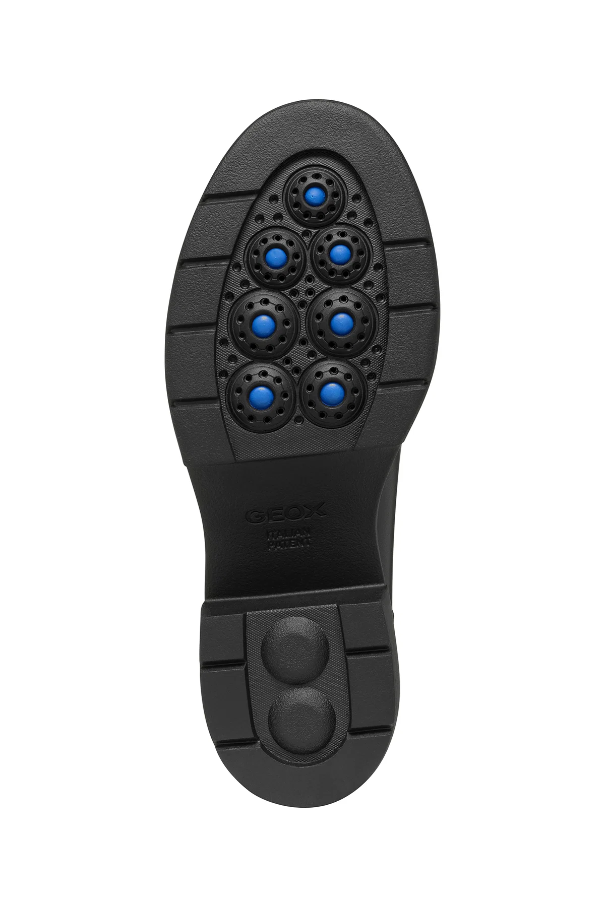 Geox Kadın Siyah Spherica Ec15 Kalın Topuklu Deri Maskülen Loafer - Image 6