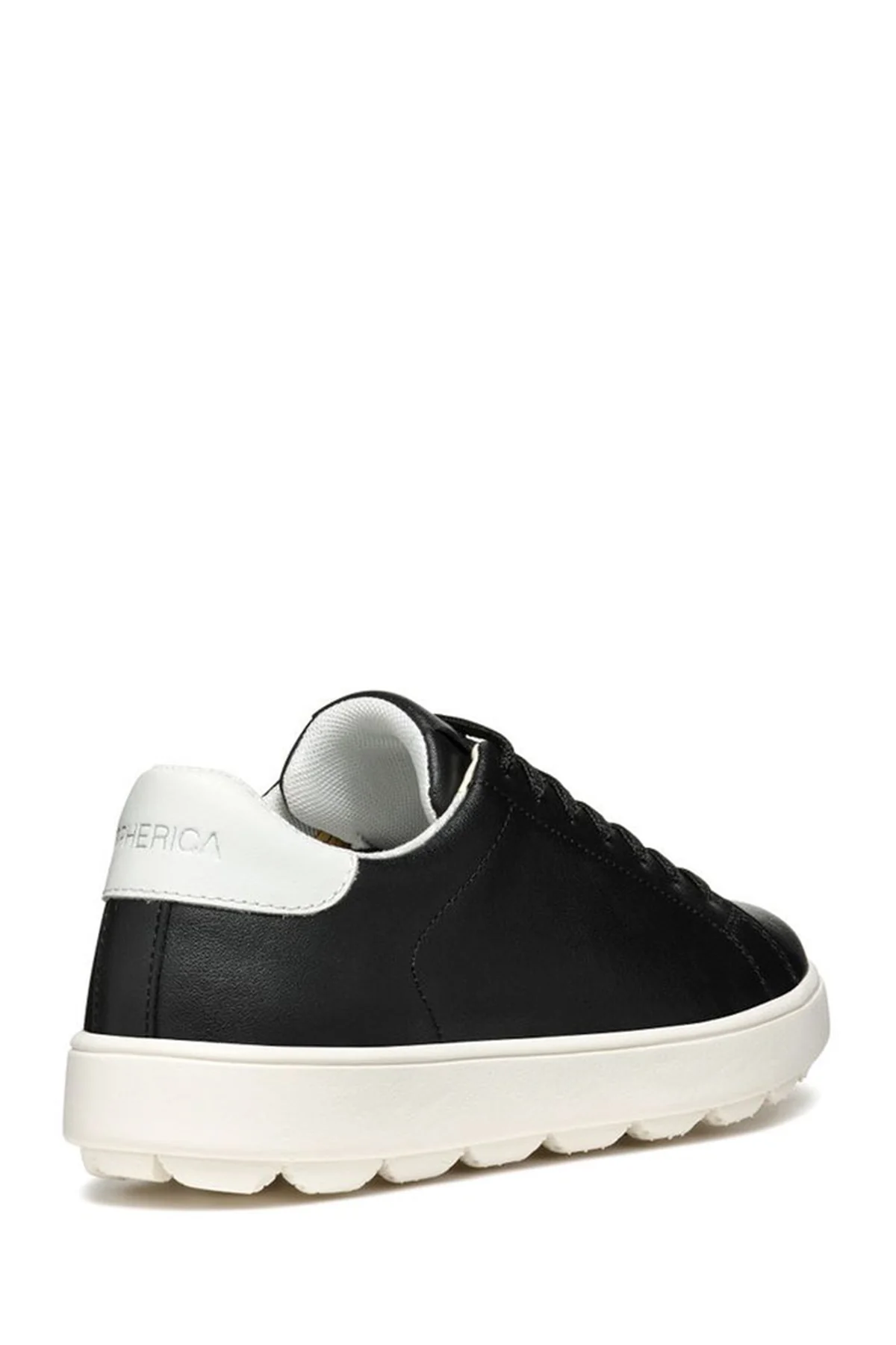 Geox Kadın Siyah Spherica Ecub-1 Bağcıklı Deri Sneaker - Image 4