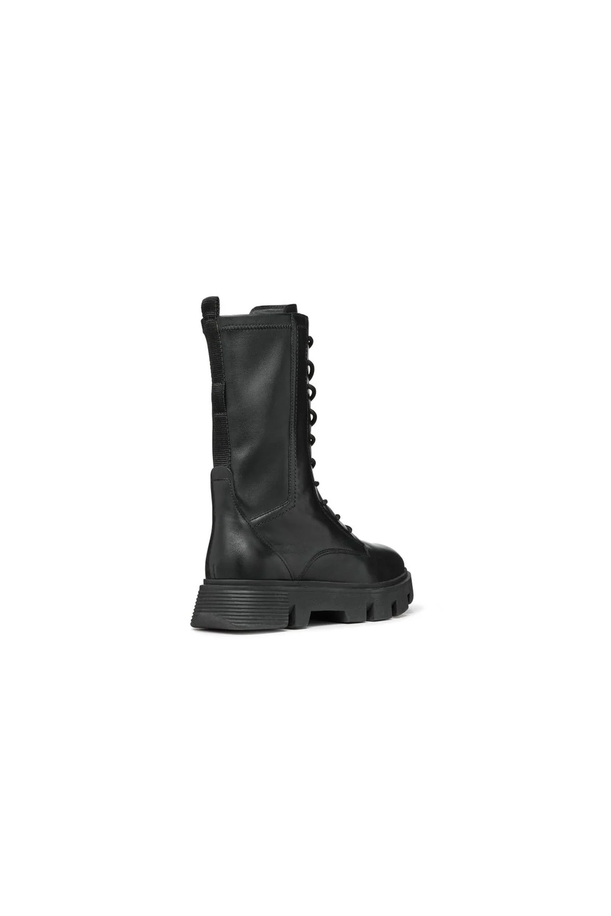 Geox Kadın Siyah Vilde Biker Deri Postal Bot - Image 4