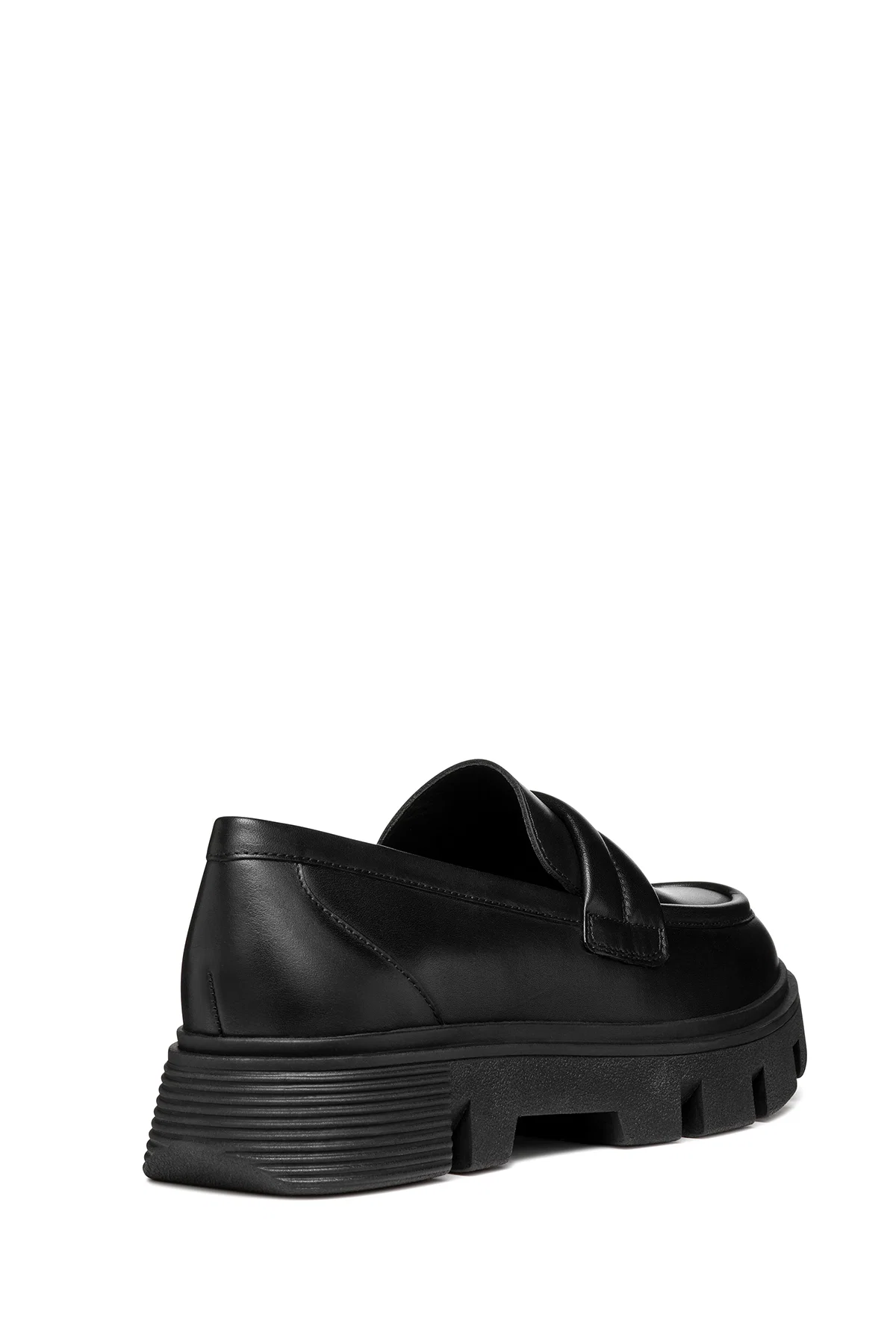 Geox Kadın Siyah Vilde Deri Makosen Loafer - Image 5