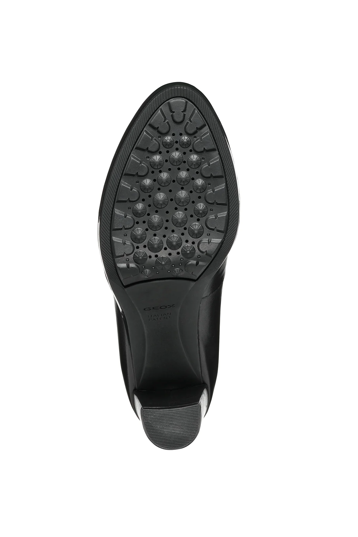 Geox Kadın Siyah Walk Pleasure 85 Deri Kalın Topuklu Ayakkabı - Image 6