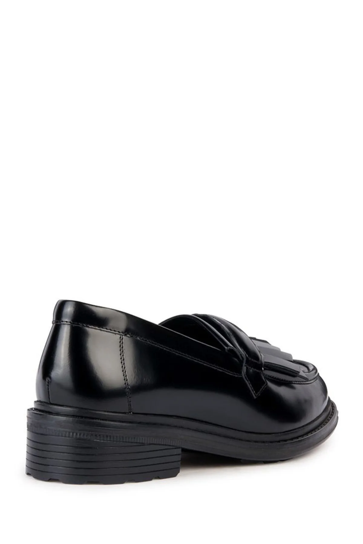 Geox Kadın Siyah Walk Pleasure Deri Maskülen Loafer - Image 4