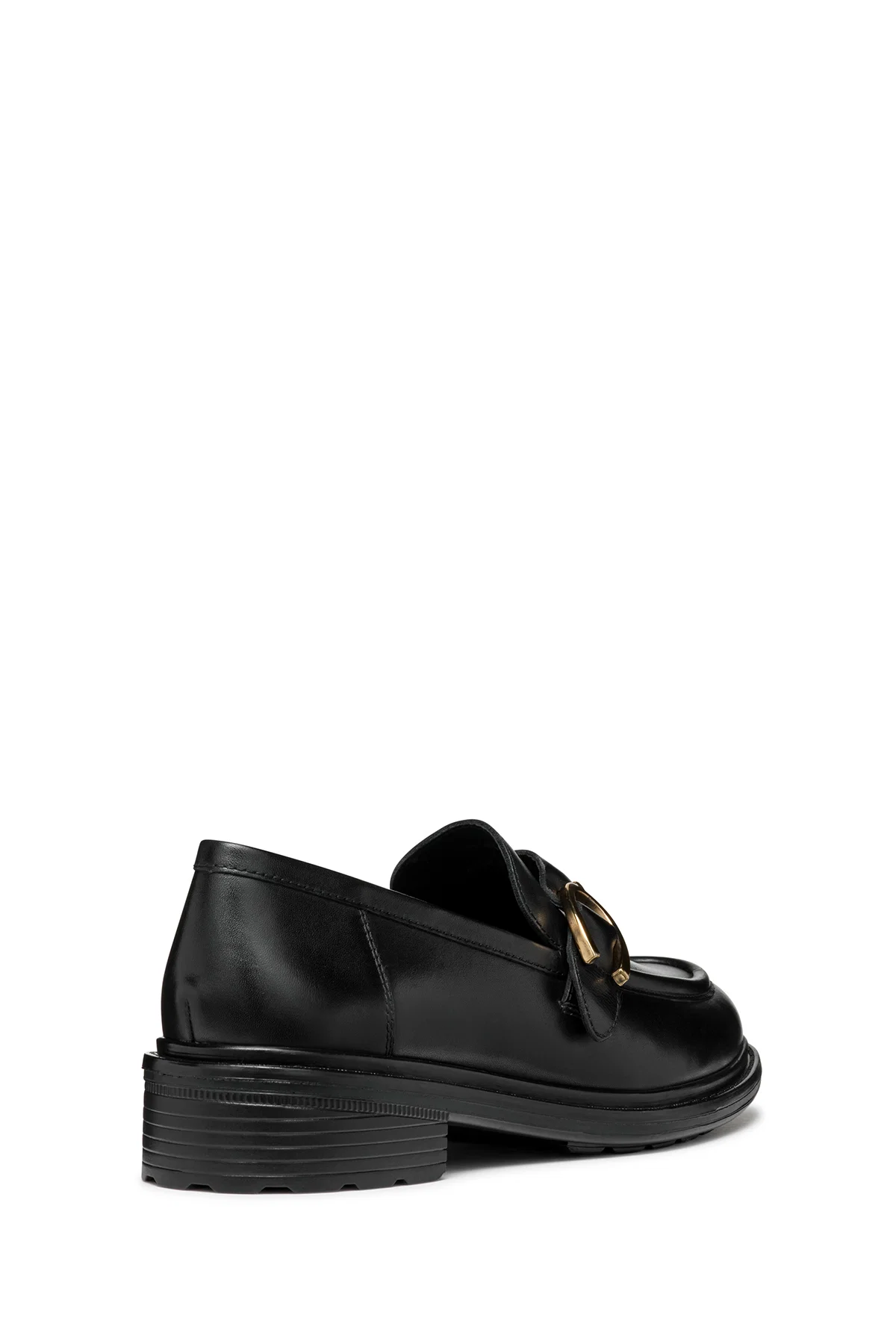 Geox Kadın Siyah Walk Pleasure Deri Maskülen Loafer - Image 2