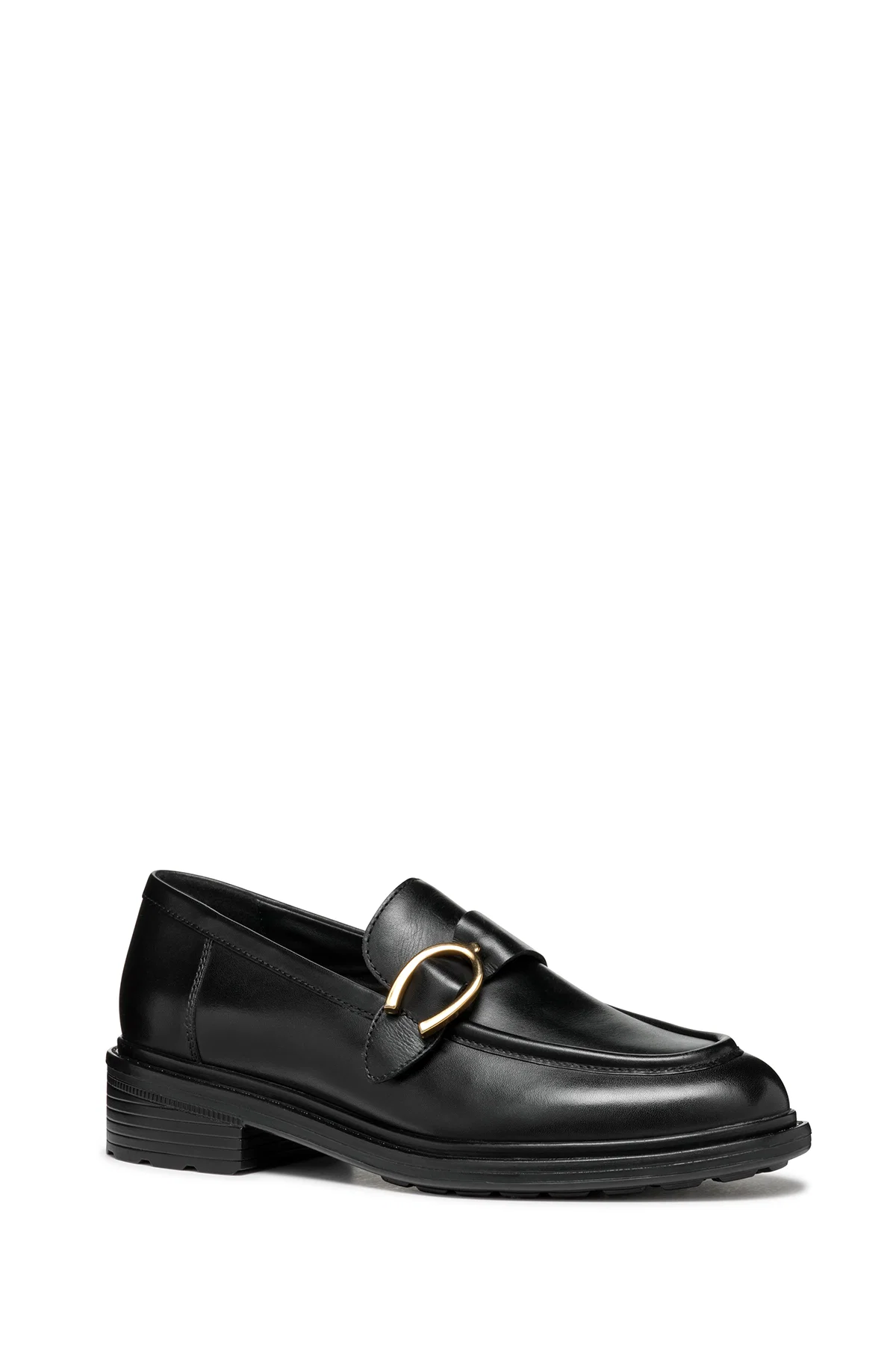Geox Kadın Siyah Walk Pleasure Deri Maskülen Loafer - Image 3
