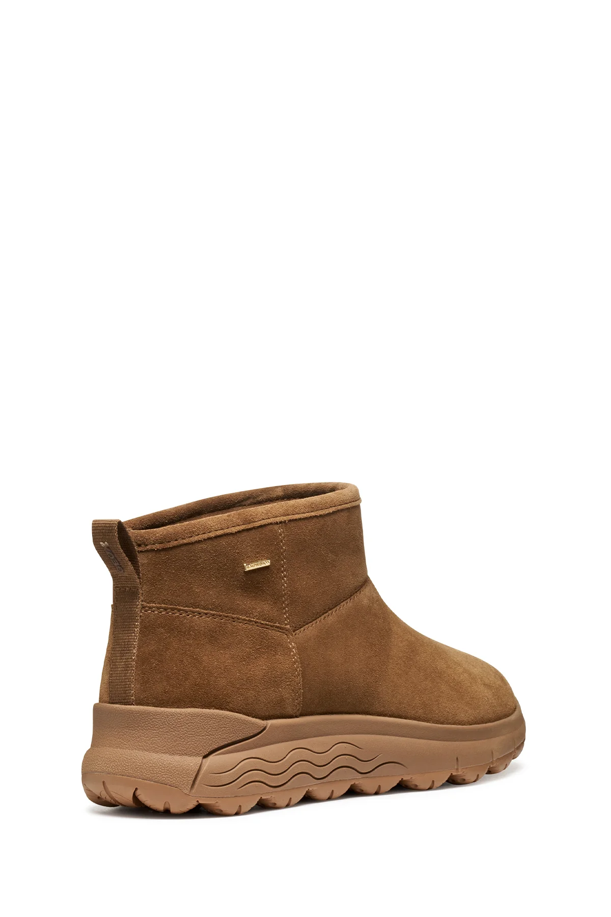 Geox Kadın Taba D Spherıca 4X4 B Abx B - Suede Süet Deri Teddy Bot - Image 4