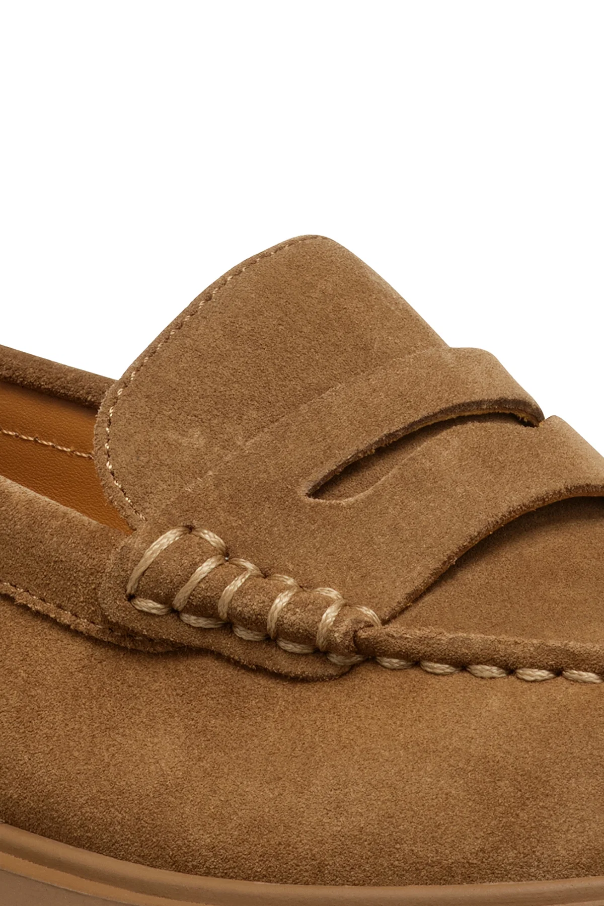 Geox Kadın Taba Spherica Ec1 Süet Maskülen Loafer - Image 8