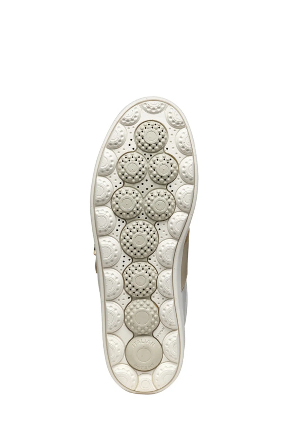 Geox Kadın Vizon D Spherica Ecub - 1 A - Nappa Bağcıklı Deri Sneaker - Image 6