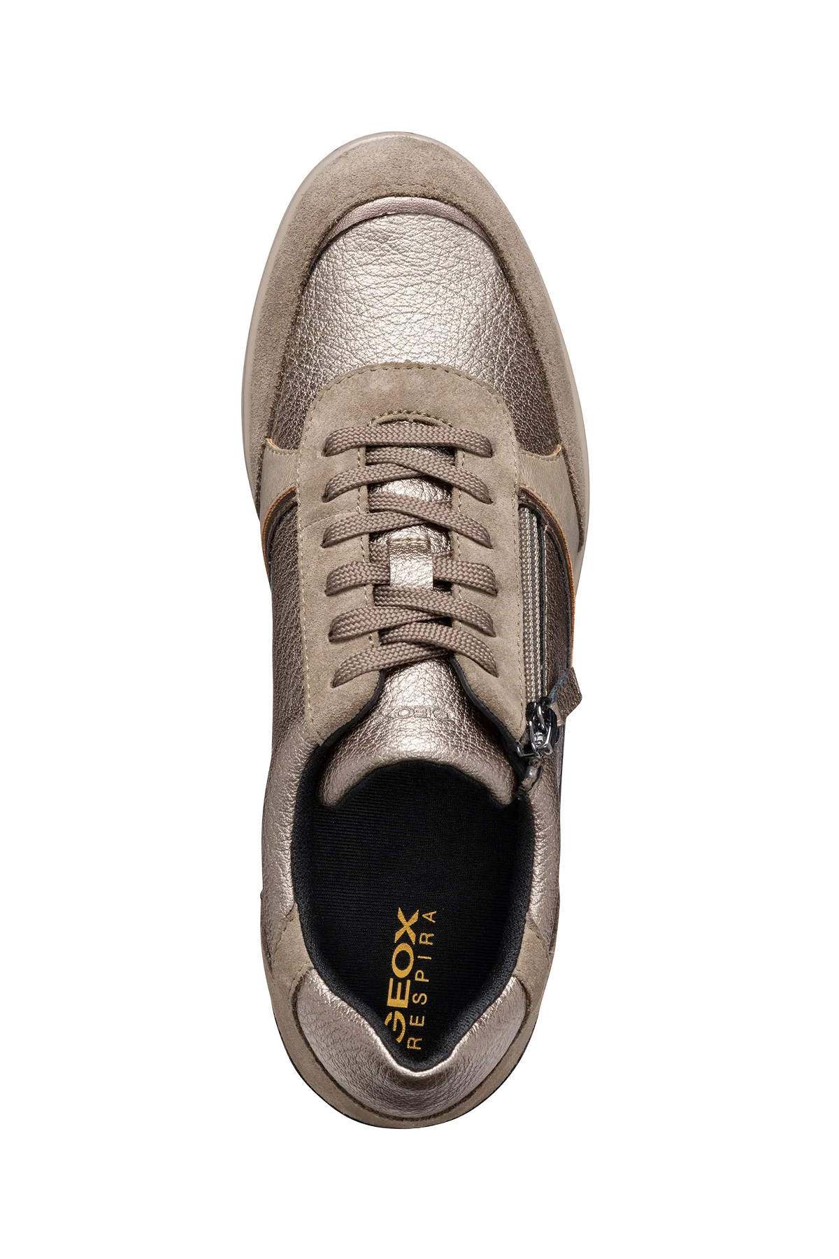 Geox Kadın Vizon Ilde Taup Bağcıklı Kalın Tabanlı Sneaker - Image 6