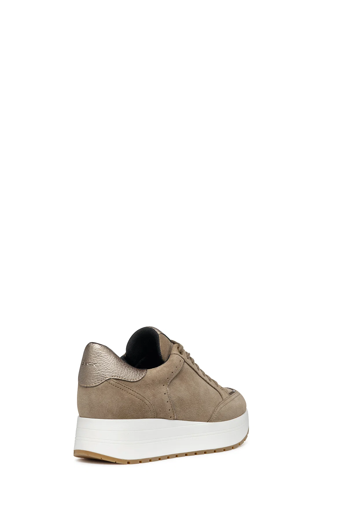 Geox Kadın Vizon New Kency Dolgu Taban Sneaker - Image 5