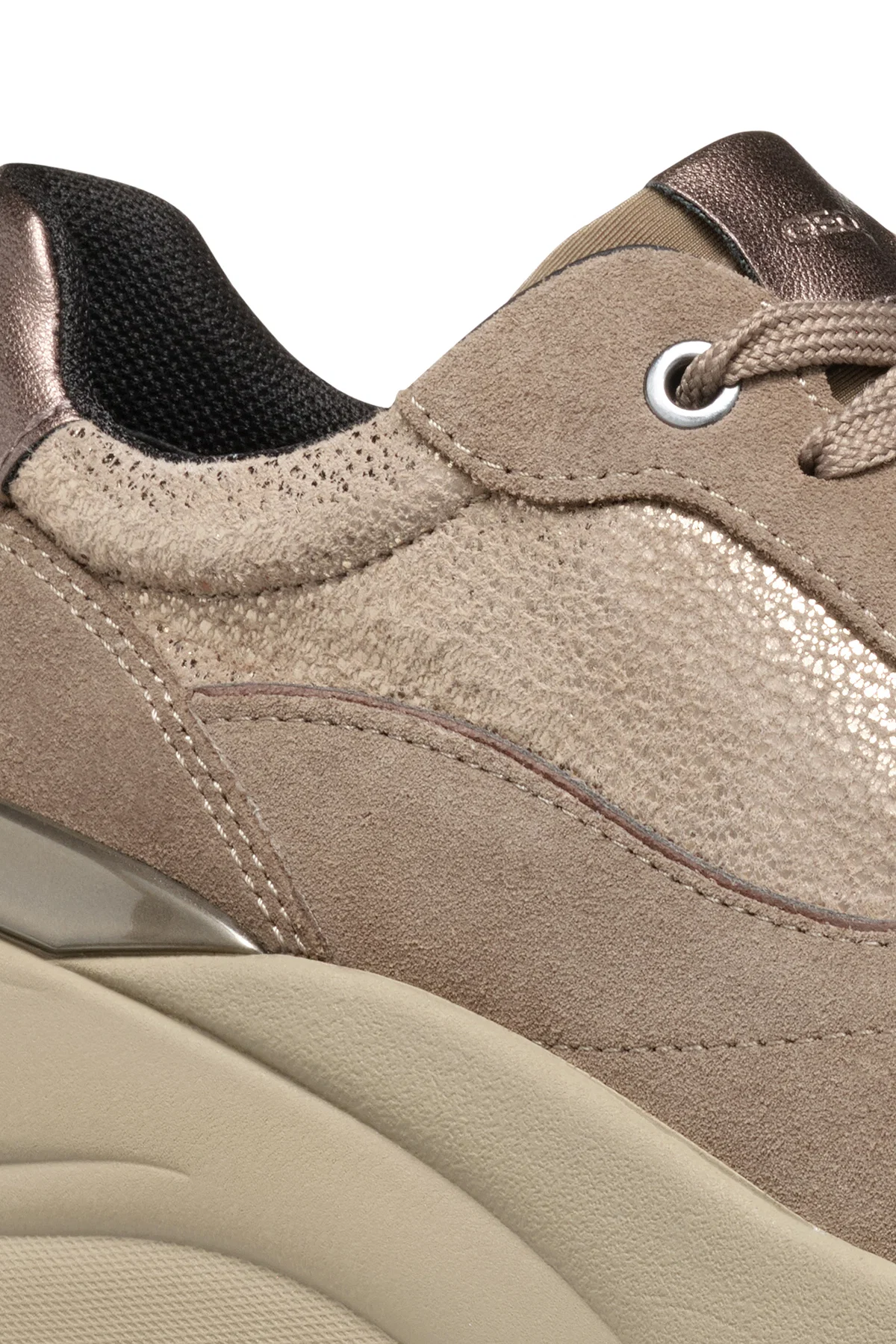 Geox Kadın Vizon Spherica Ec13 Bağcıklı Kalın Taban Sneaker - Image 8
