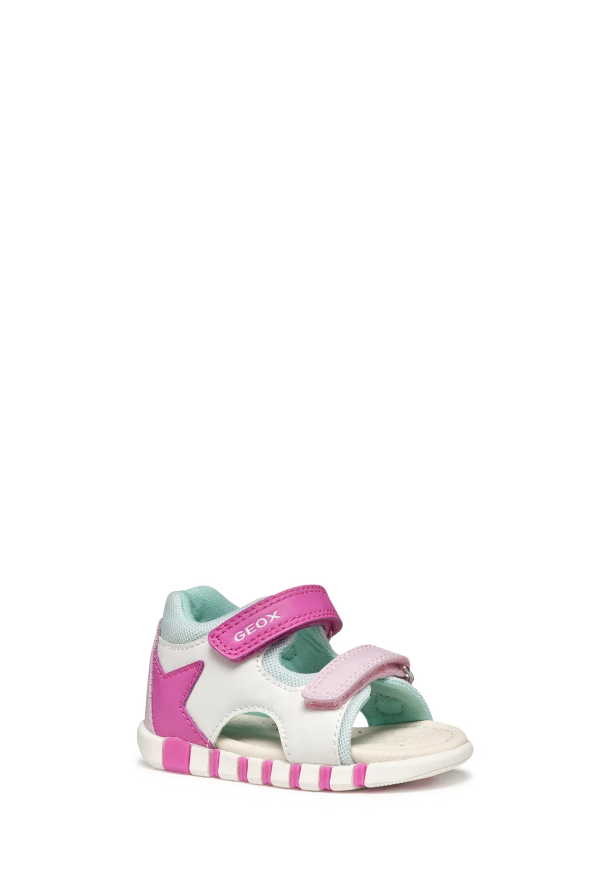 Geox Kız Bebek B Sandal Iupidoo A - Synt + Mesh Çift Bantlı Kumaş Sandalet - Image 3