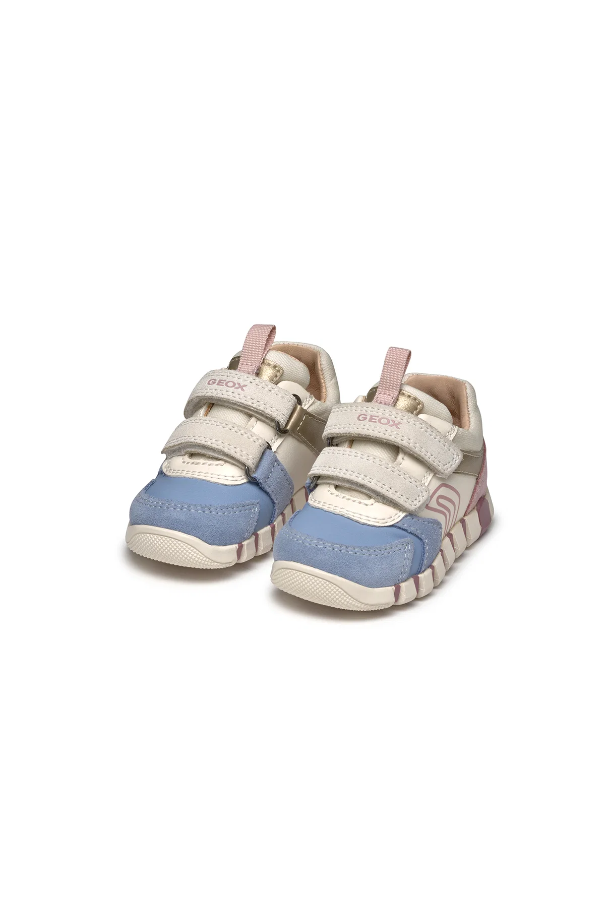 Geox Kız Bebek Bej Iupidoo Bantlı Deri Sneaker - Image 2