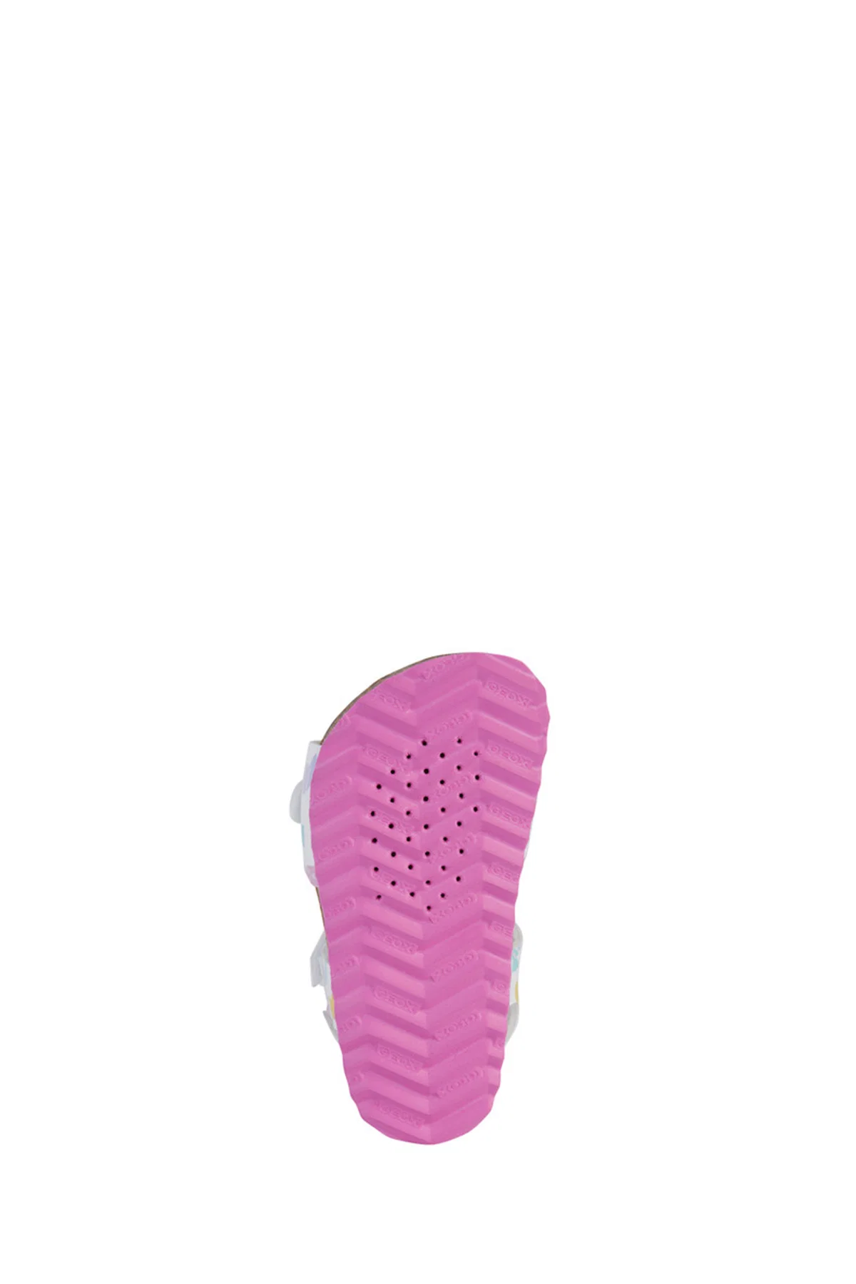 Geox Kız Bebek Beyaz Chalki Bantlı Deri Sandalet - Image 6