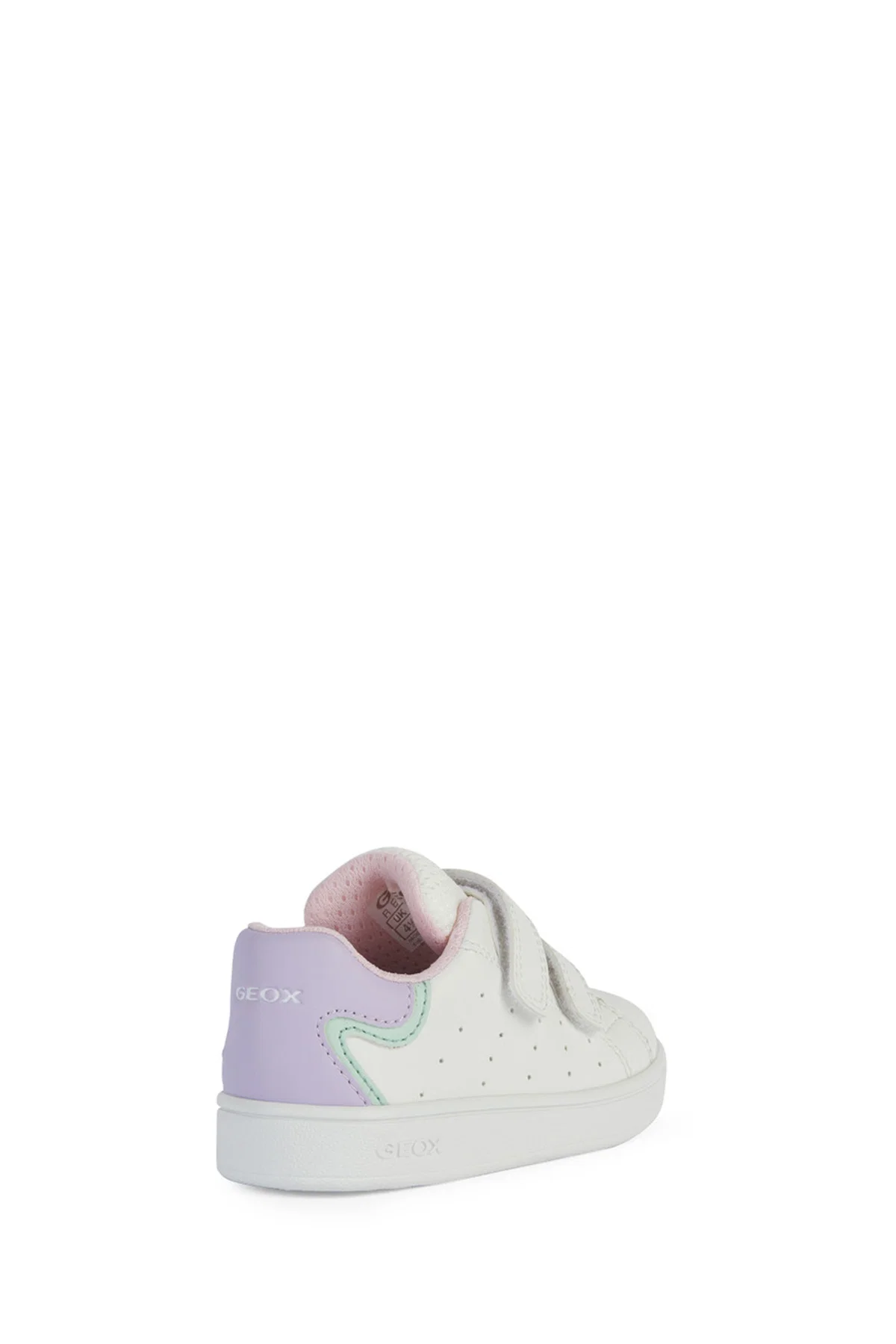 Geox Kız Bebek Beyaz Eclyper Bantlı Deri Sneaker - Image 4
