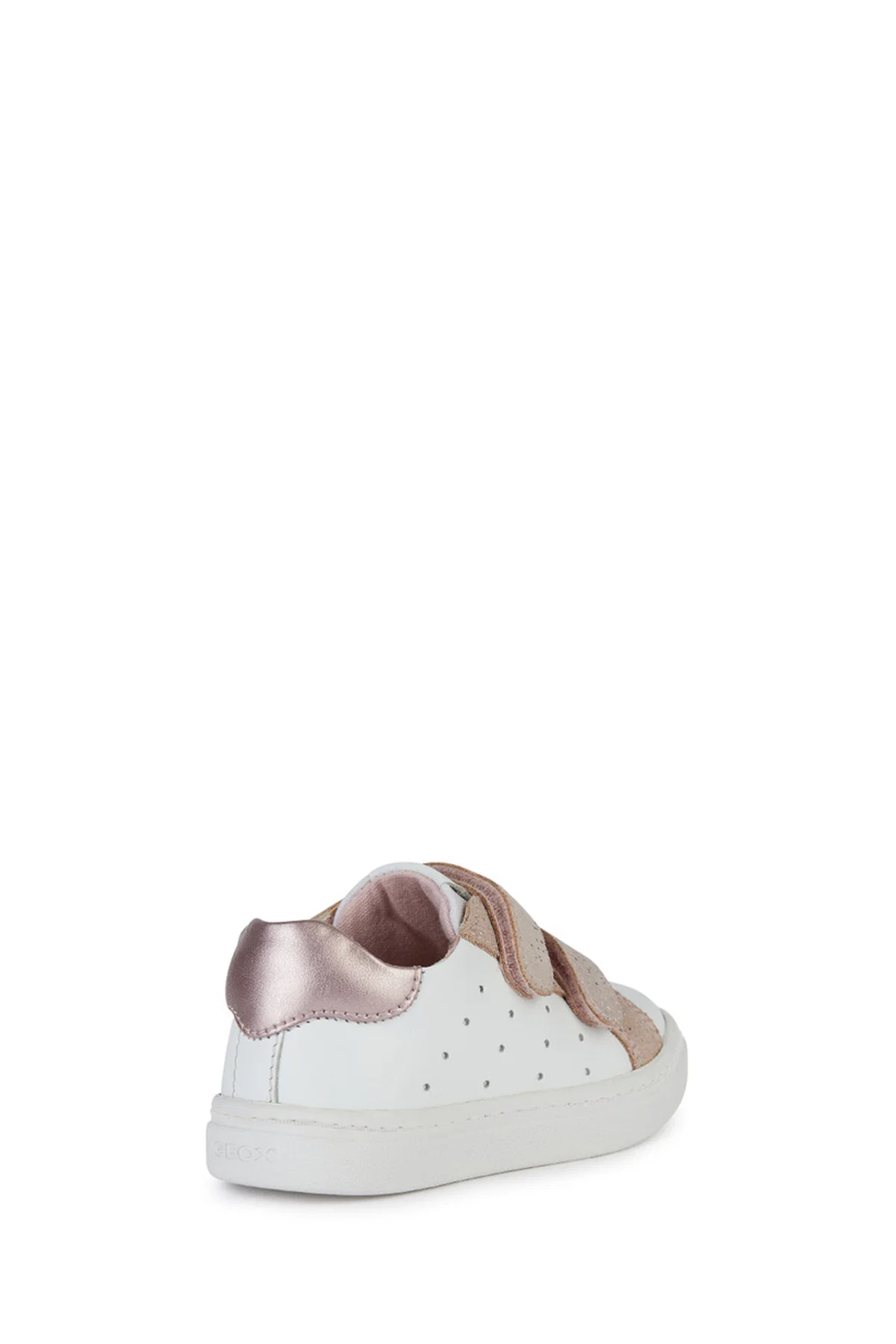 Geox Kız Bebek Beyaz Nashik Bantlı Deri Sneaker - Image 4