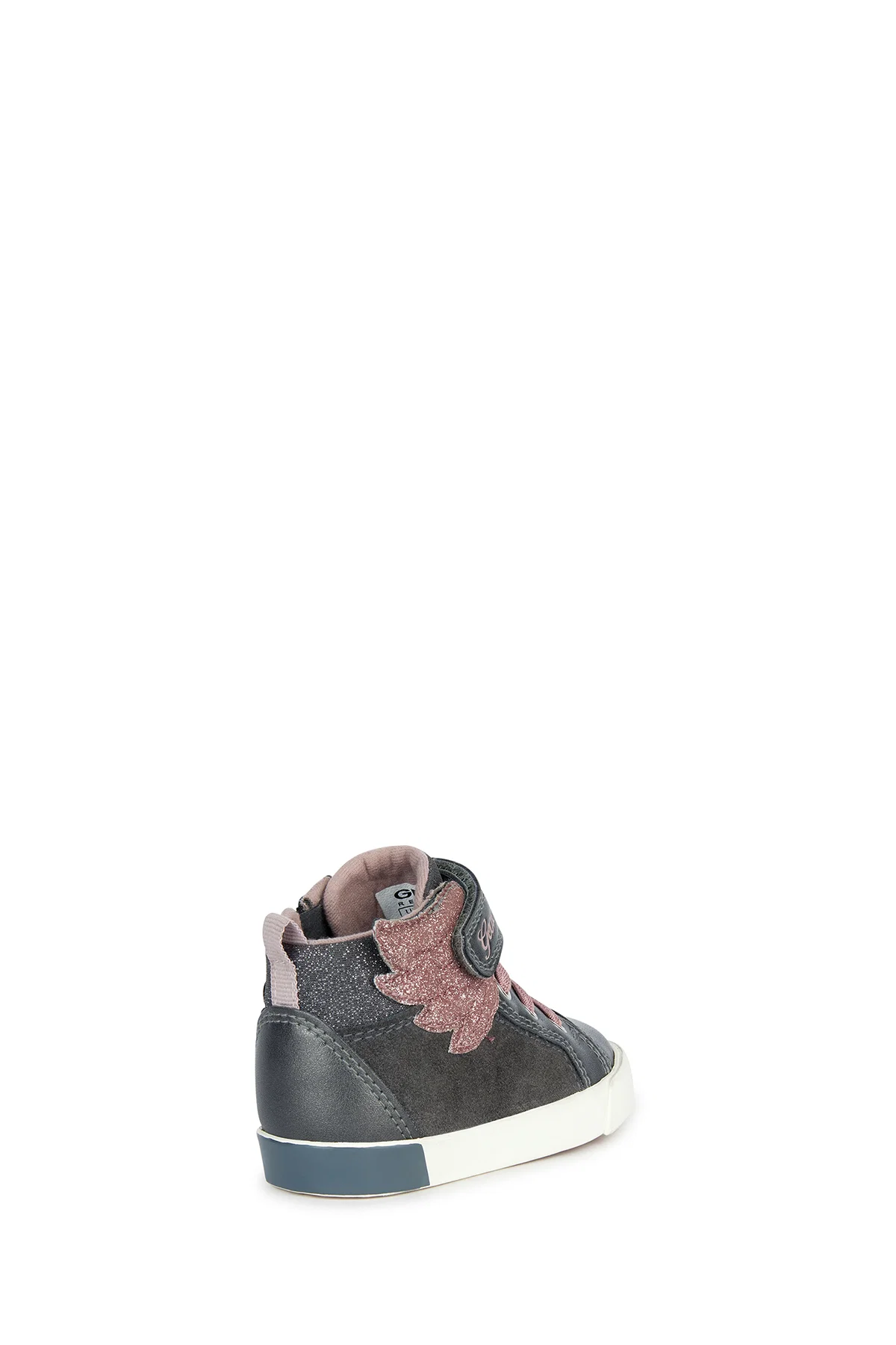 Geox Kız Bebek Kilwi G.A Gri Bantlı Sneaker - Image 4