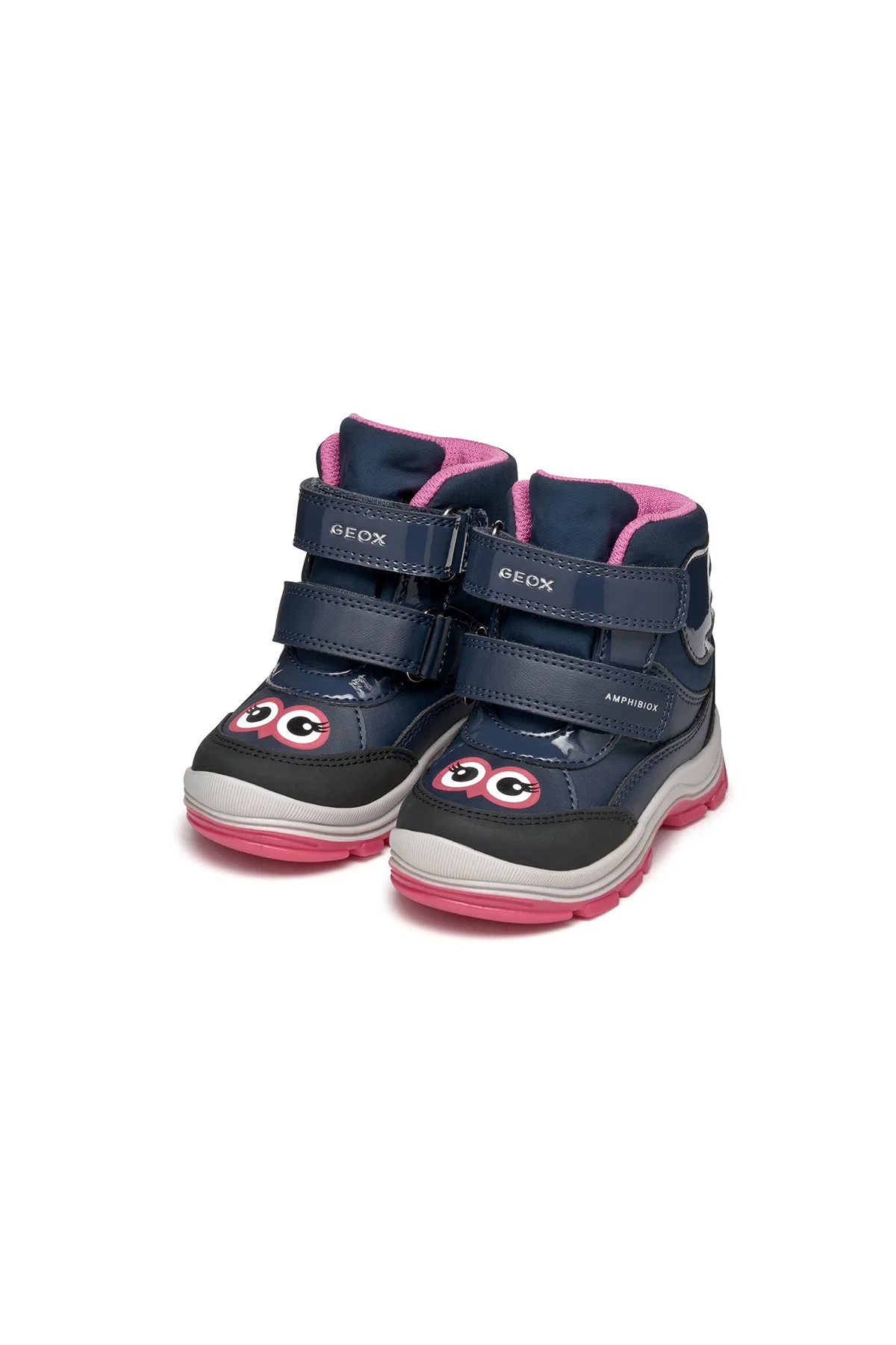 Geox Kız Bebek Lacivert B Flanfil Bantlı Waterproof Deri Bot - Image 2