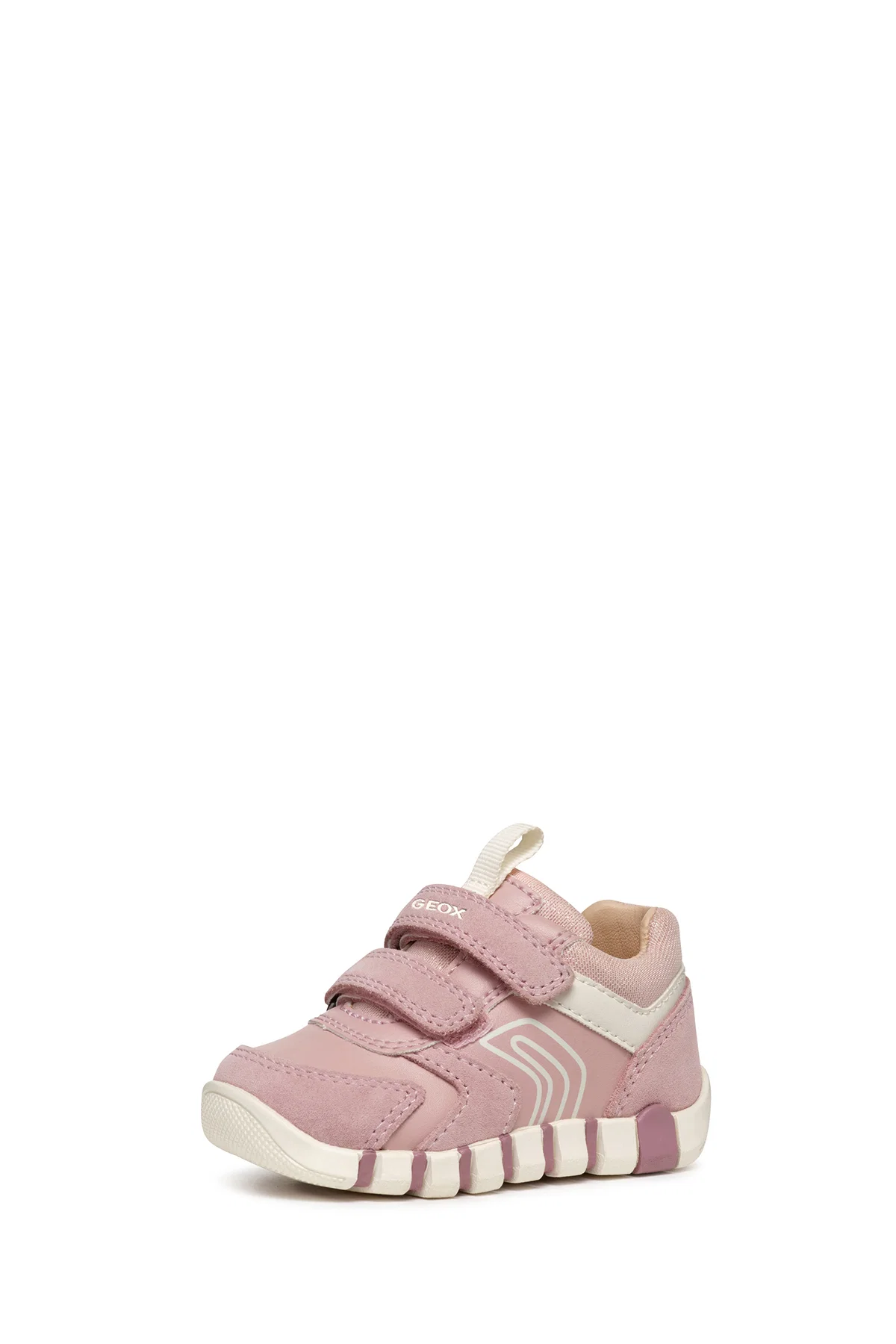 Geox Kız Bebek Pembe Iupidoo Bantlı Deri Sneaker - Image 3