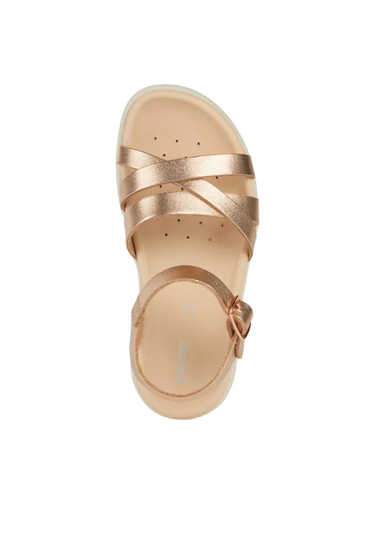 Geox Kız Çocuk Bakır Soleima Girl Simli Sandalet - Image 6