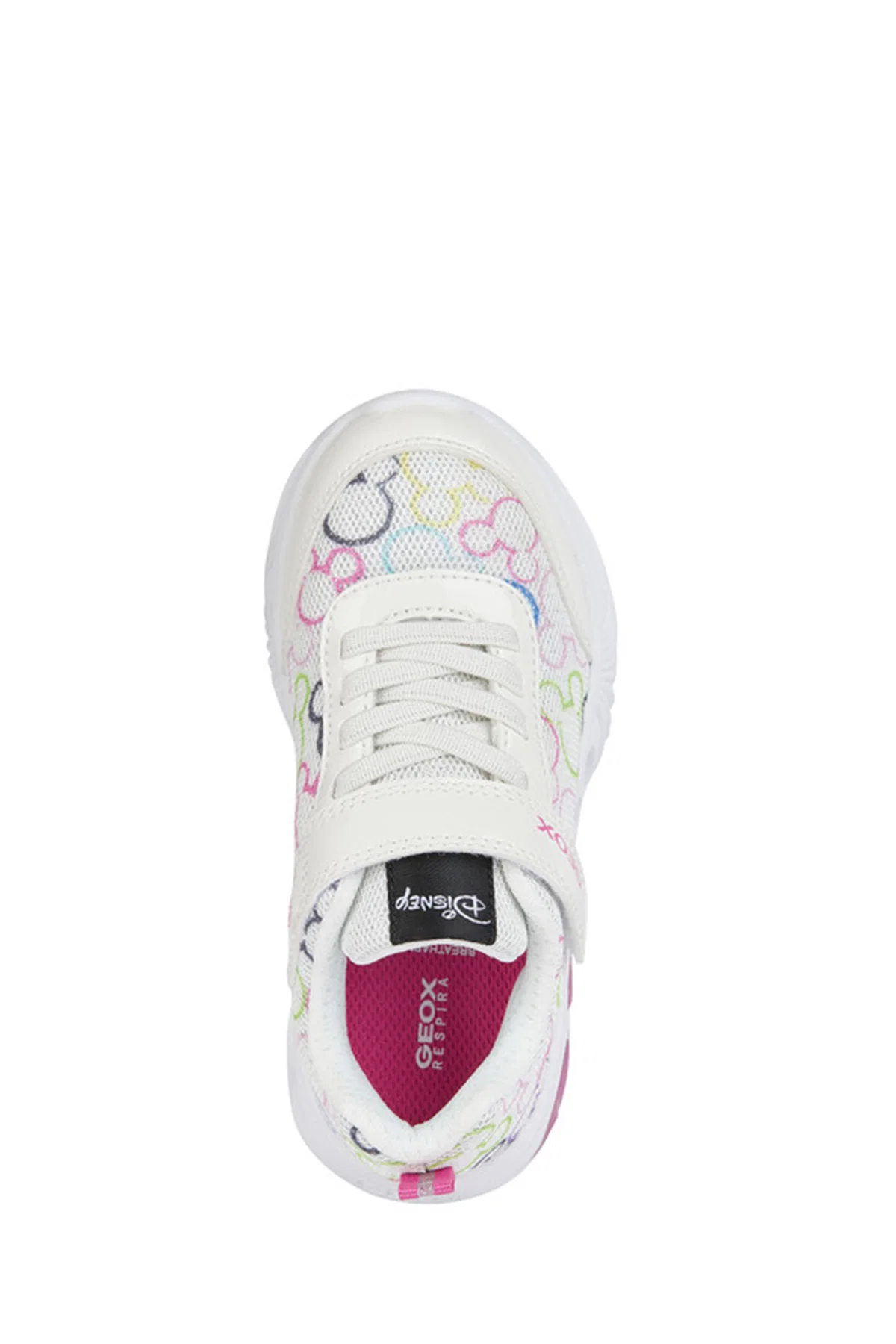 Geox Kız Çocuk Beyaz Assister Bantlı Deri Sneaker - Image 5