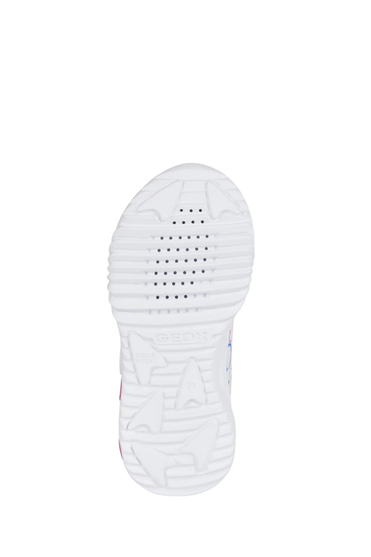 Geox Kız Çocuk Beyaz Assister Bantlı Deri Sneaker - Image 6