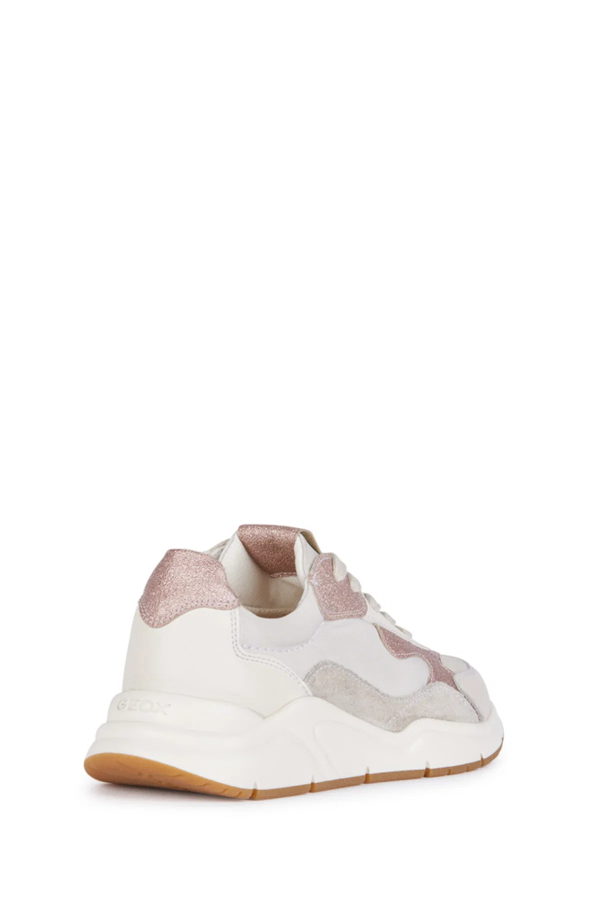 Geox Kız Çocuk Beyaz Mawazy Bağcıklı Sneaker - Image 4